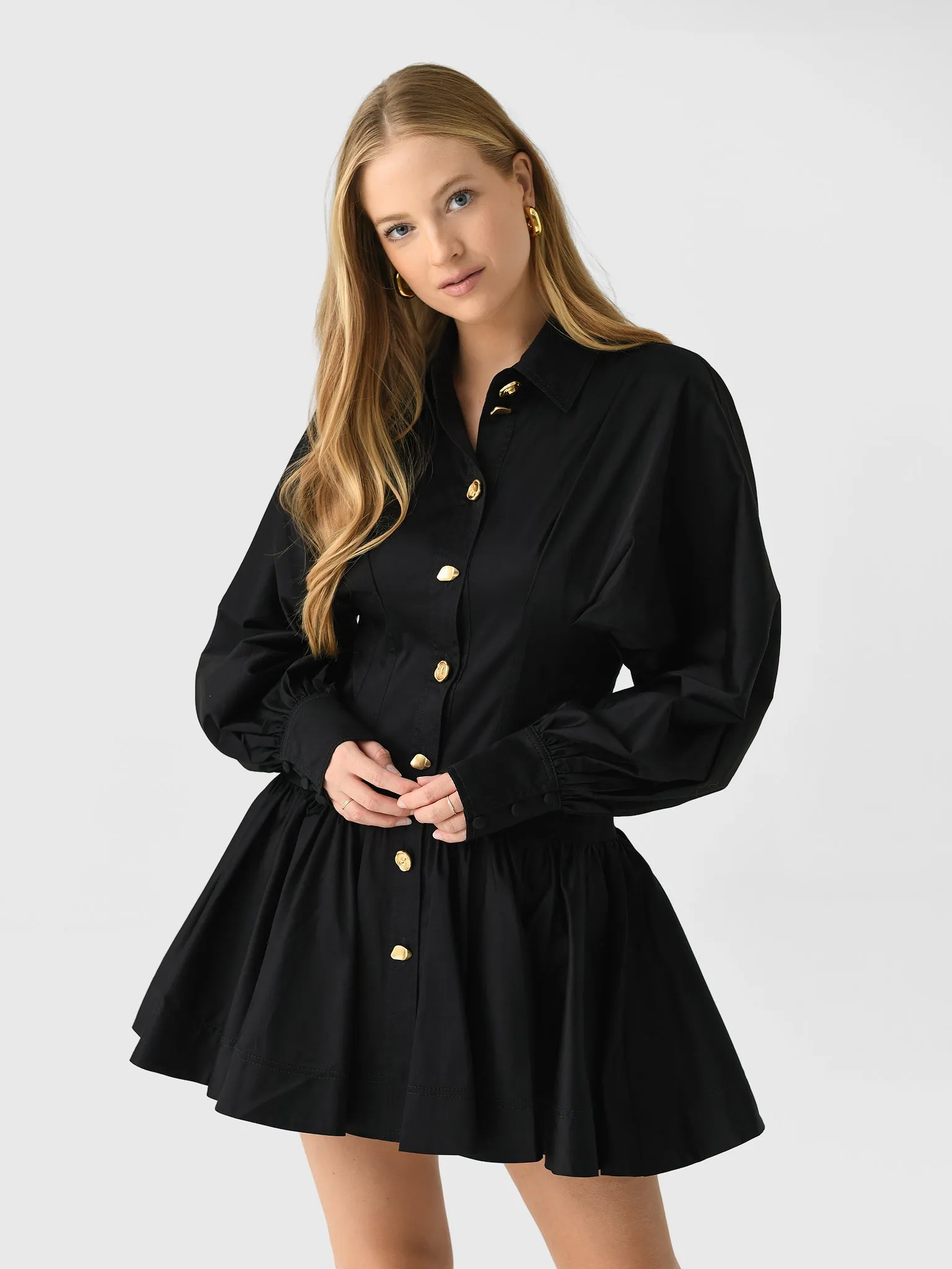 AJE Women's Alexa Long Sleeve Mini Dress sold by Saint Bernard