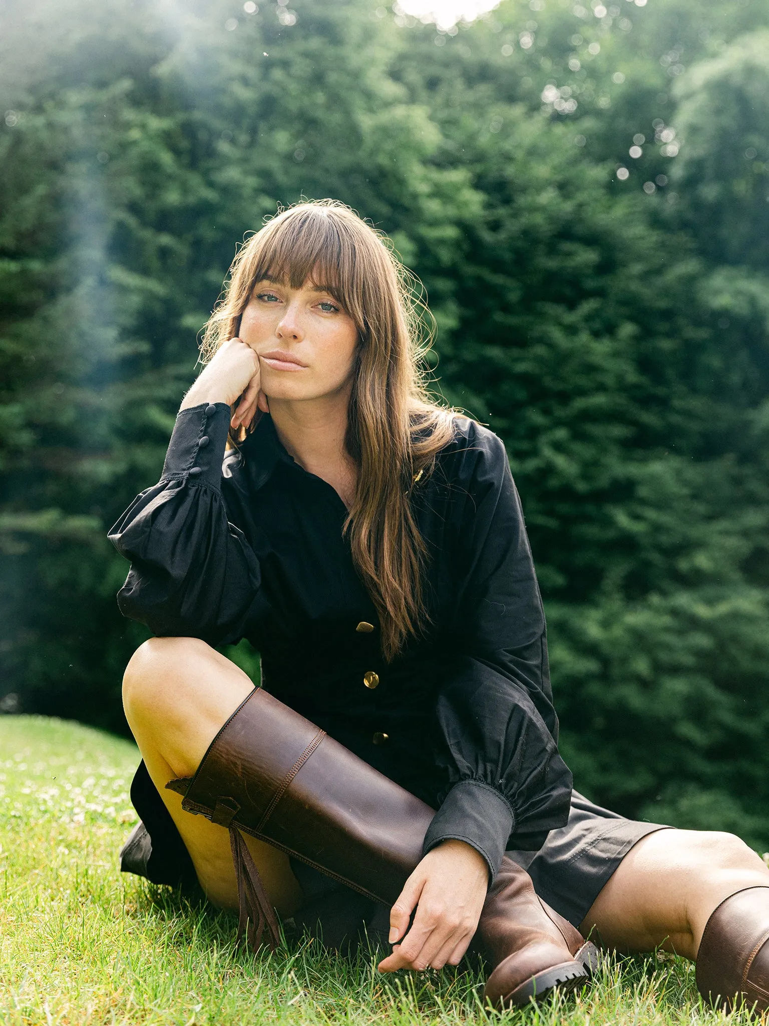 AJE Women's Alexa Long Sleeve Mini Dress sold by Saint Bernard product image thumbnail 2