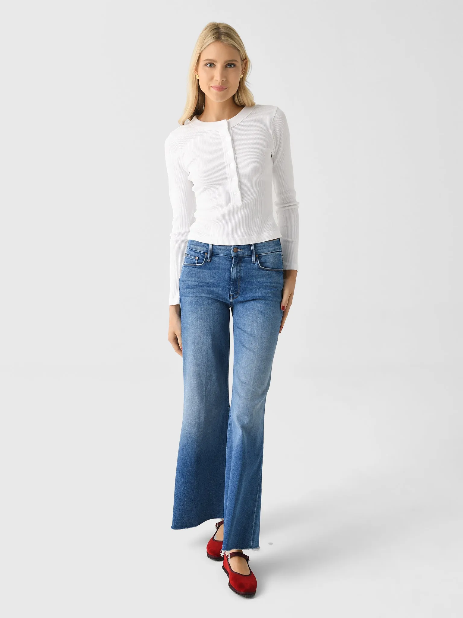 Mother Women's The Roller Fray Jean sold by Saint Bernard product image thumbnail 2