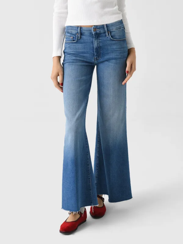 Mother Women's The Roller Fray Jean made by MOTHER