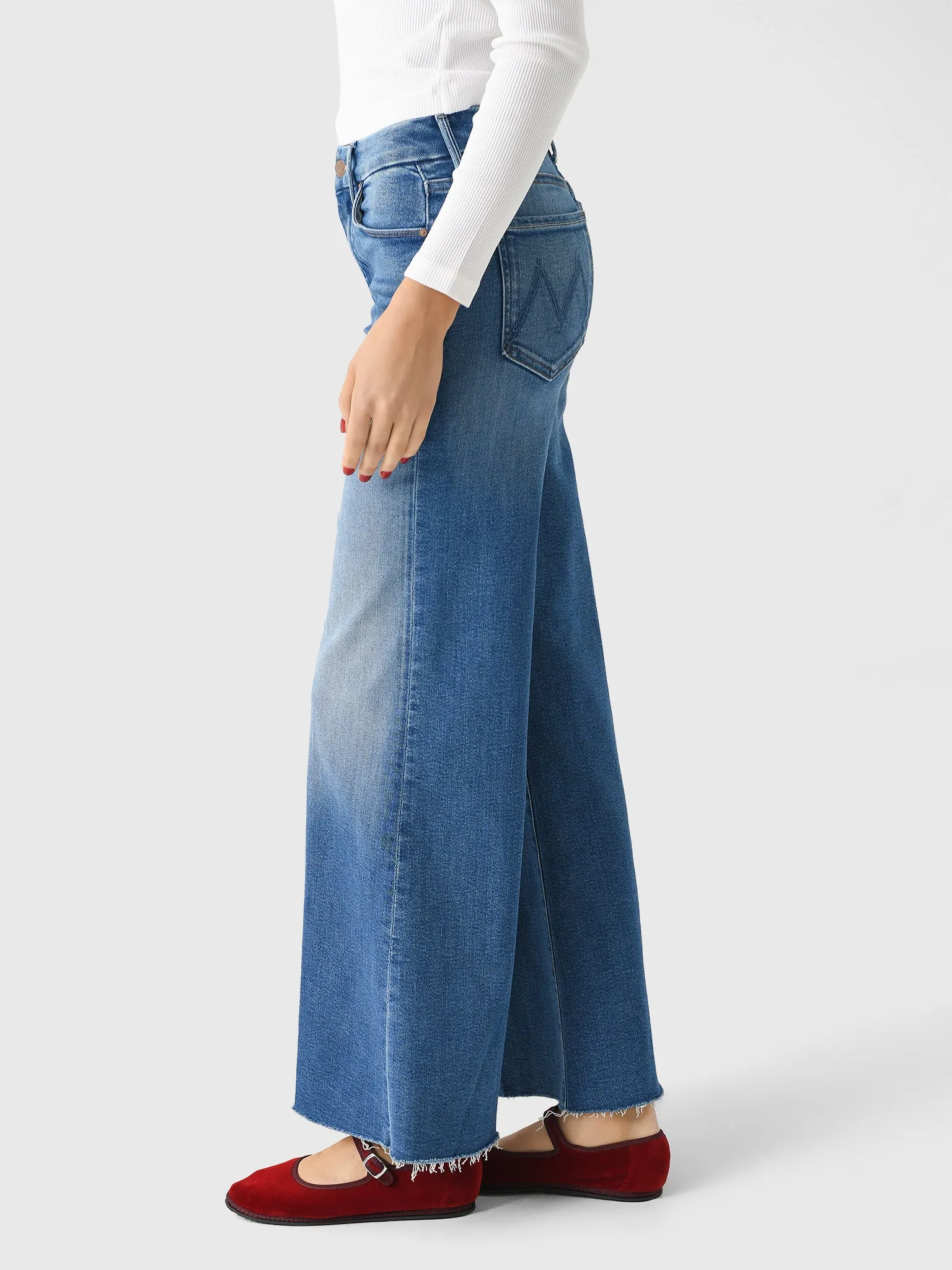 Mother Women's The Roller Fray Jean sold by Saint Bernard product image thumbnail 3