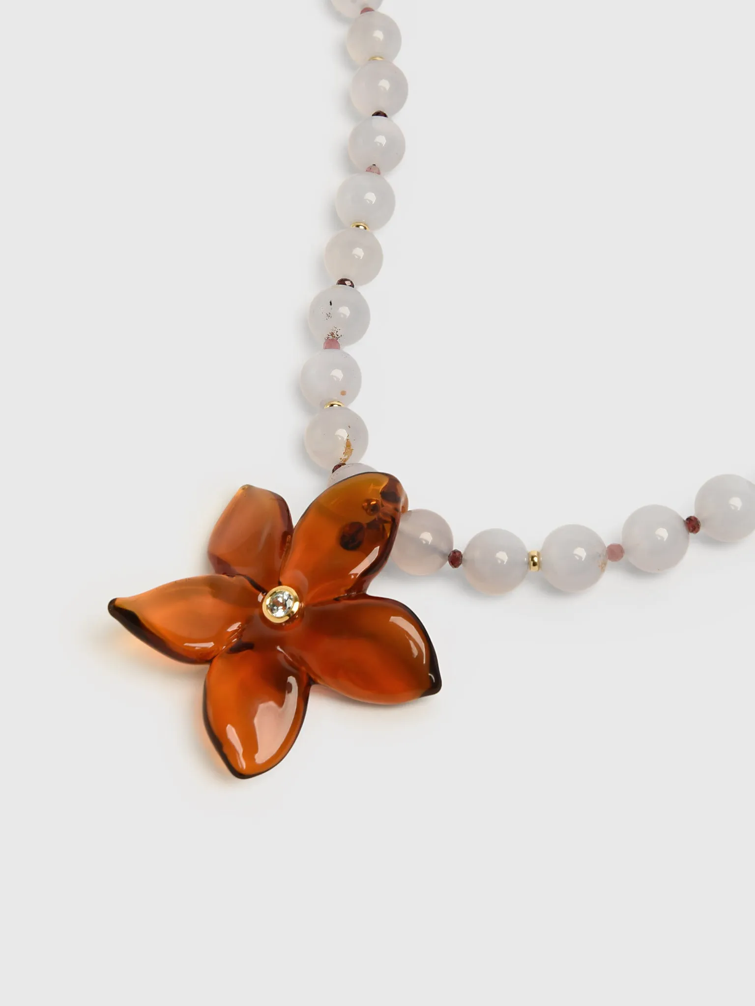 Lizzie Fortunato Vinca Flower Necklace sold by Saint Bernard product image thumbnail 2