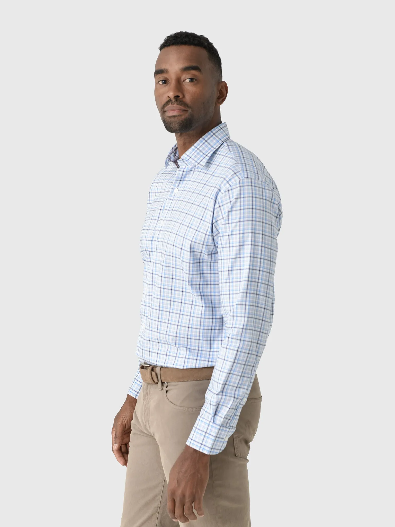 Peter Millar Crown Men's Simon Crown Lite Cotton-Stretch Sport Shirt sold by Saint Bernard product image thumbnail 3