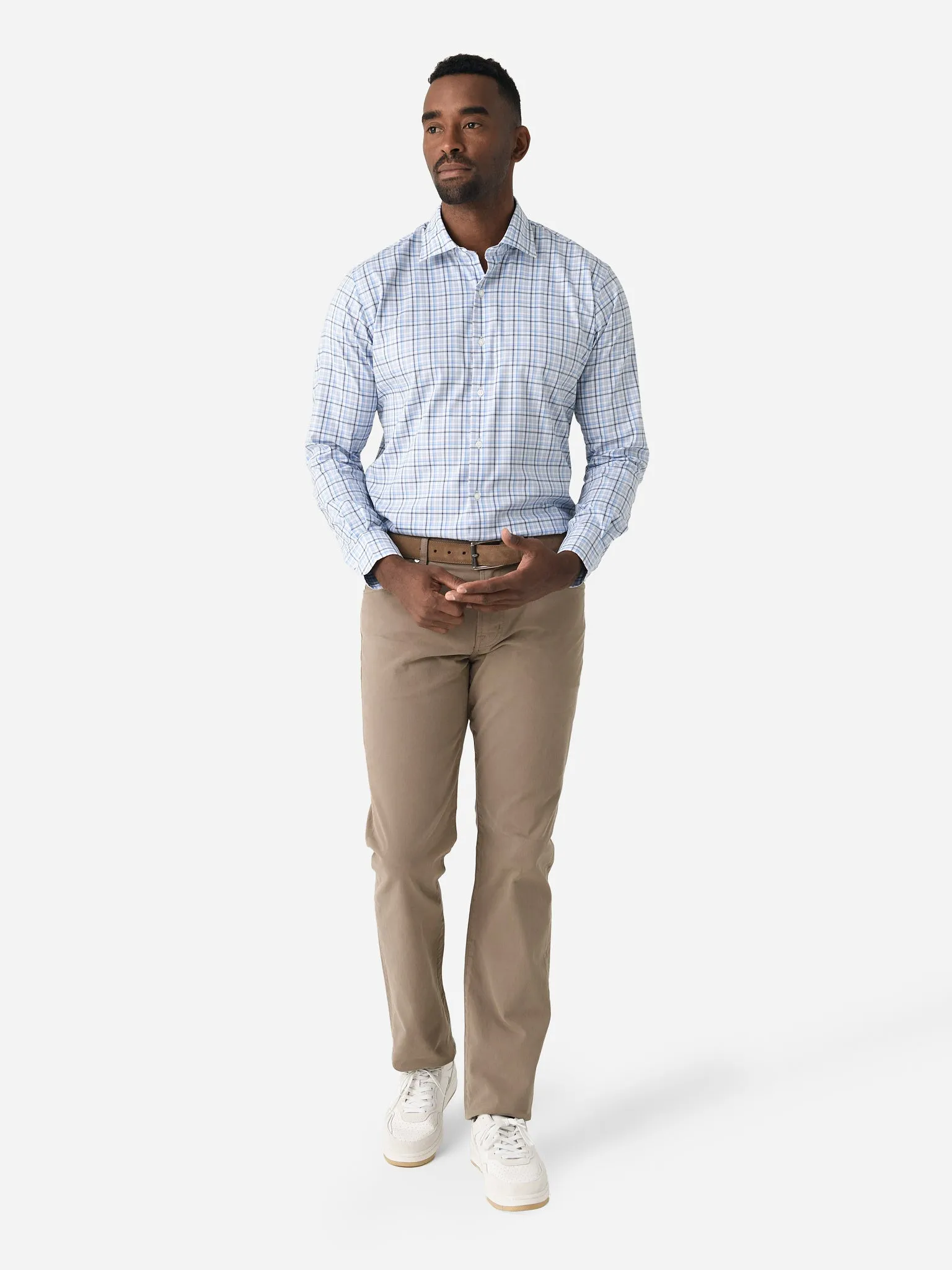 Peter Millar Crown Men's Simon Crown Lite Cotton-Stretch Sport Shirt sold by Saint Bernard product image thumbnail 2