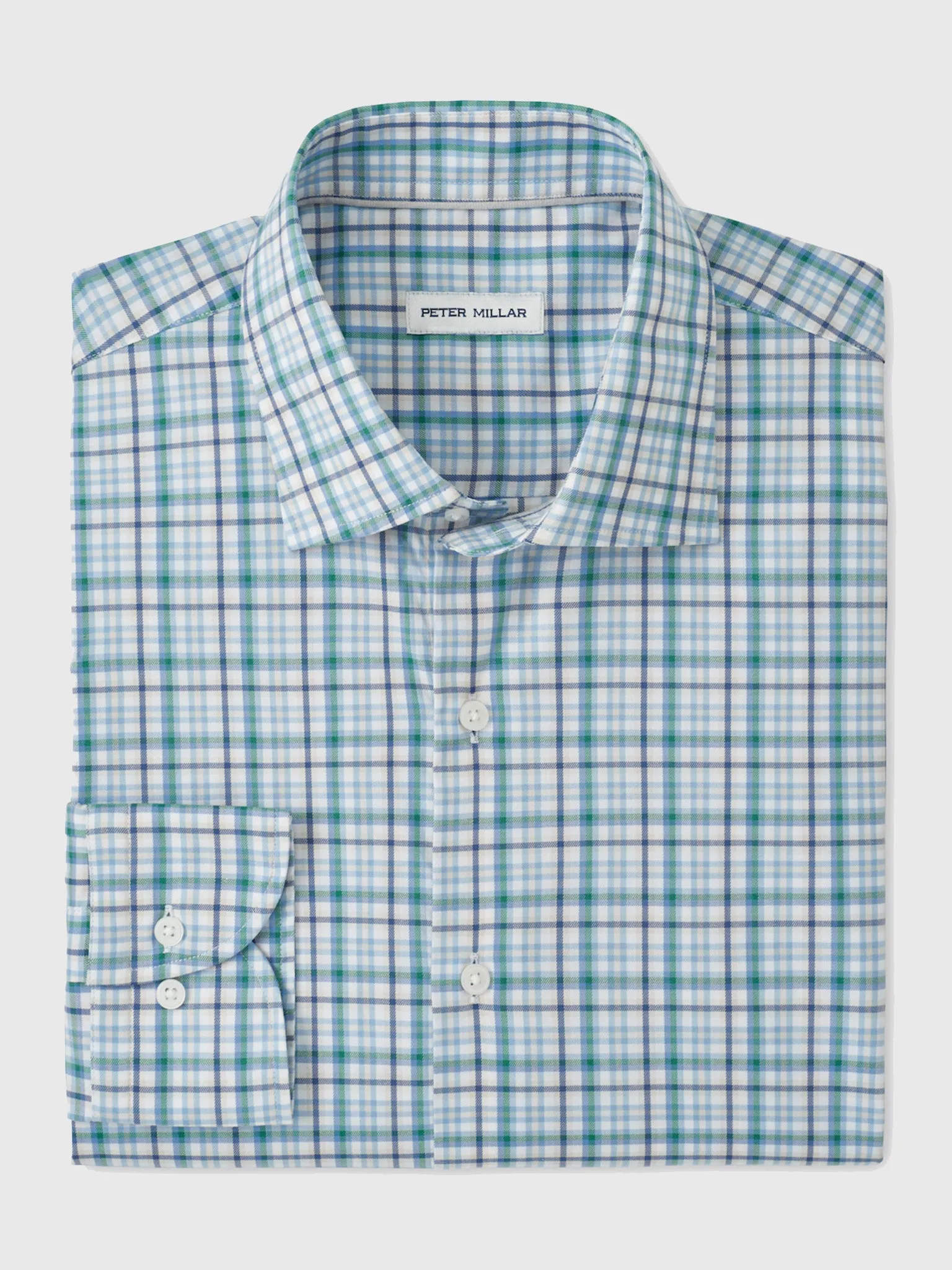 Peter Millar Crown Men's Simon Crown Lite Cotton-Stretch Sport Shirt sold by Saint Bernard product image thumbnail 5