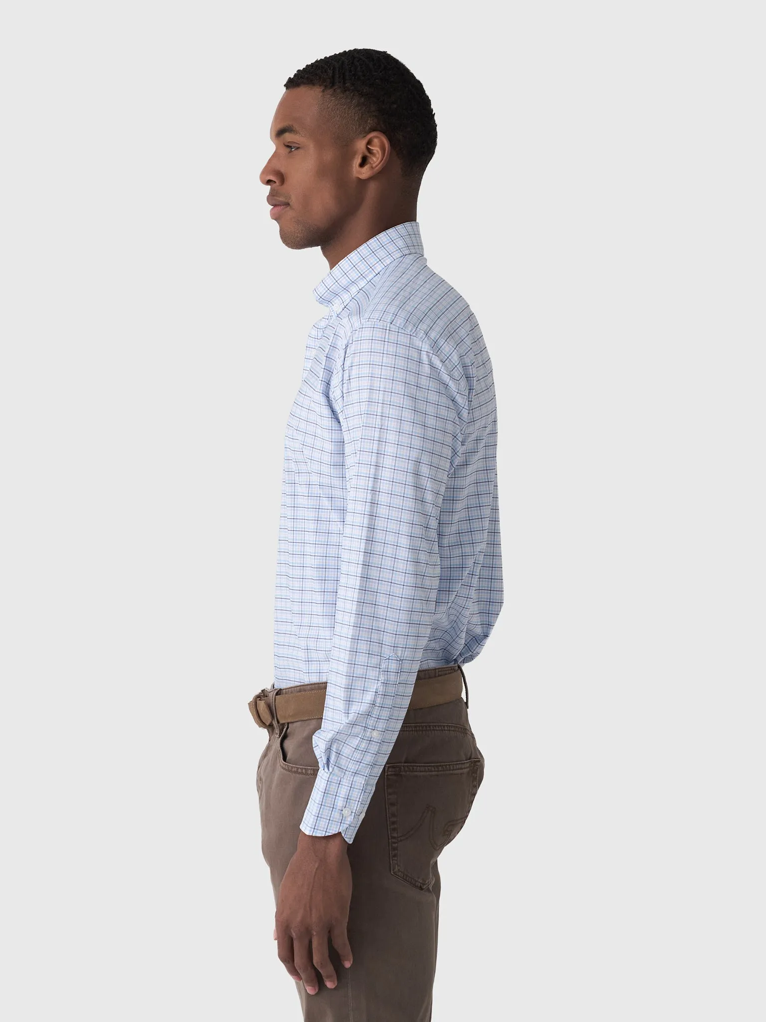 Peter Millar Crown Men's Casey Performance Twill Sport Shirt sold by Saint Bernard product image thumbnail 3