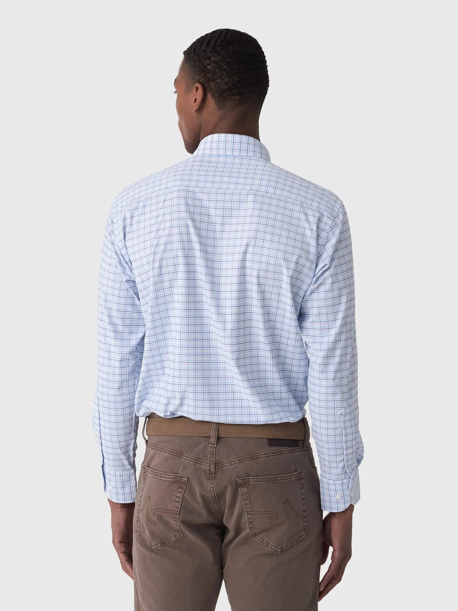 Peter Millar Crown Men's Casey Performance Twill Sport Shirt sold by Saint Bernard product image thumbnail 4