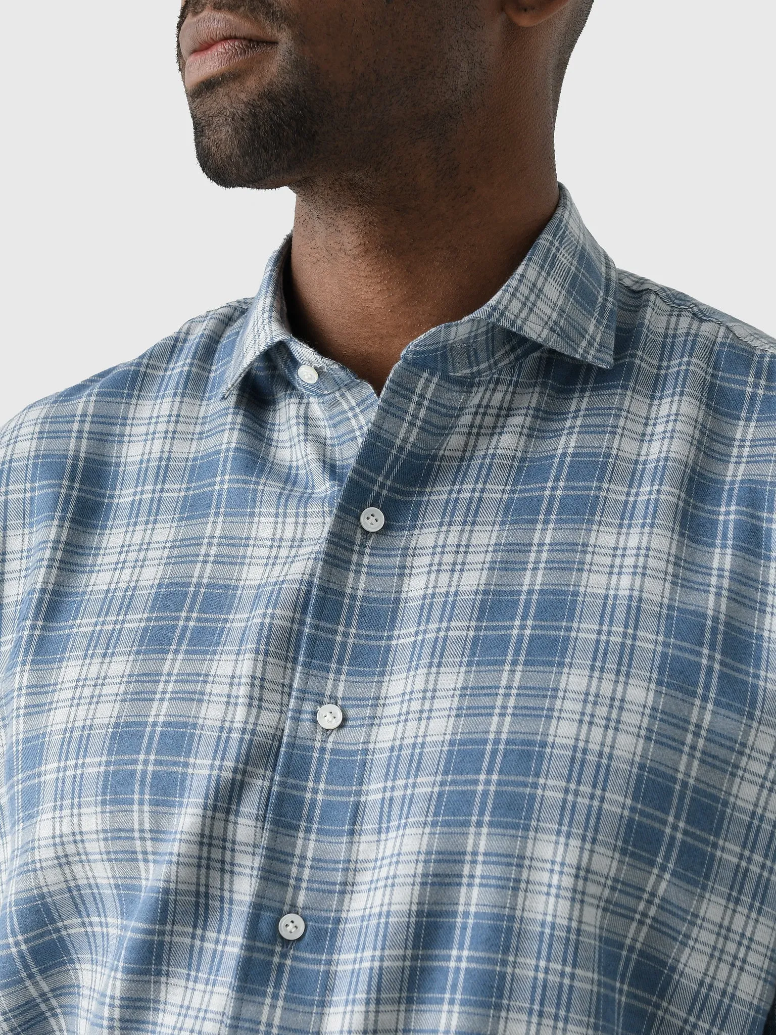 Peter Millar Crown Crafted Men's Riccia Italian Flannel Sport Shirt sold by Saint Bernard product image thumbnail 5
