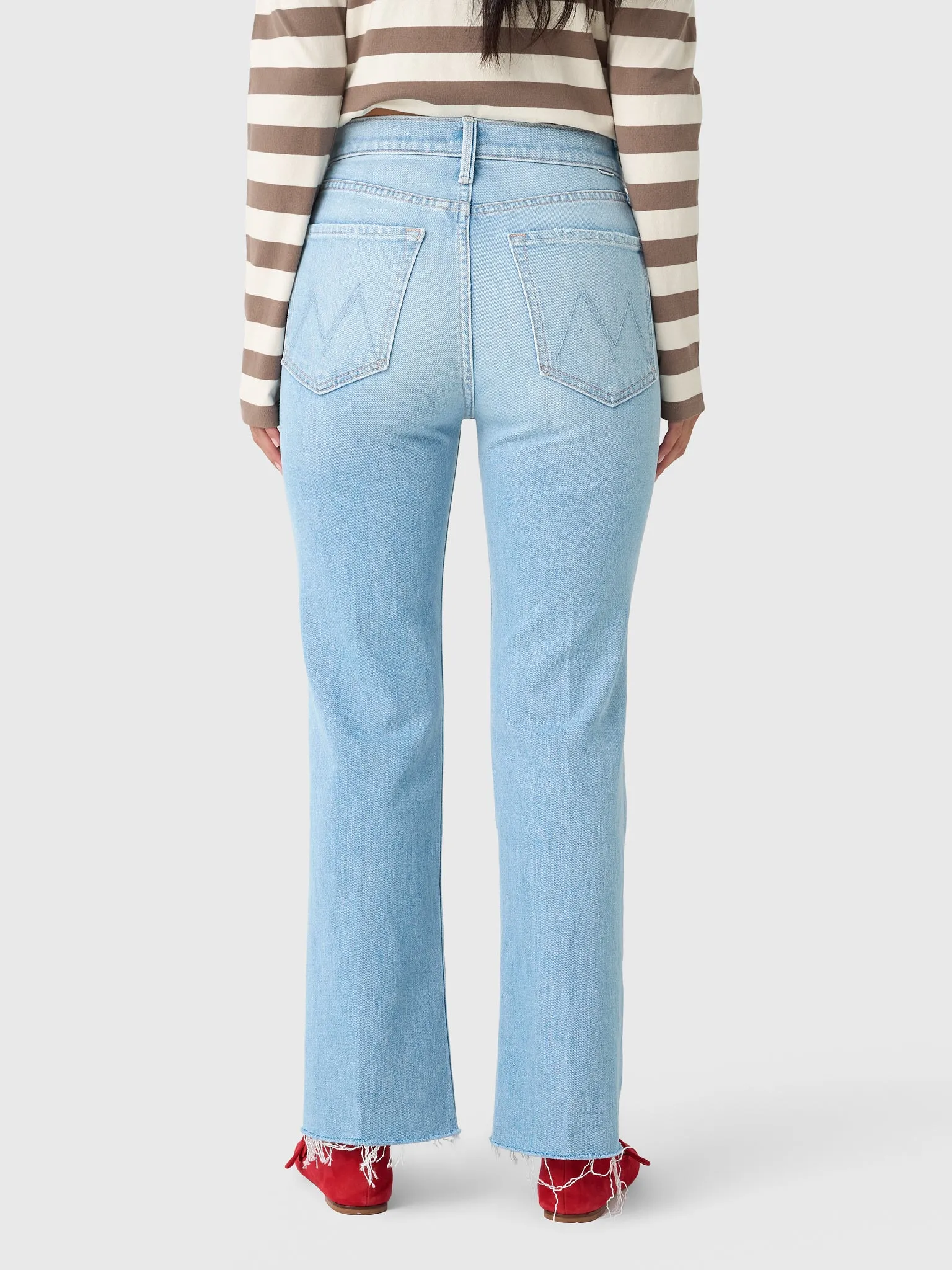 Mother Women's The Tripper Flood Fray Jean sold by Saint Bernard product image thumbnail 3