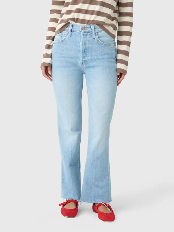 Mother Women's The Tripper Flood Fray Jean sold by Saint Bernard