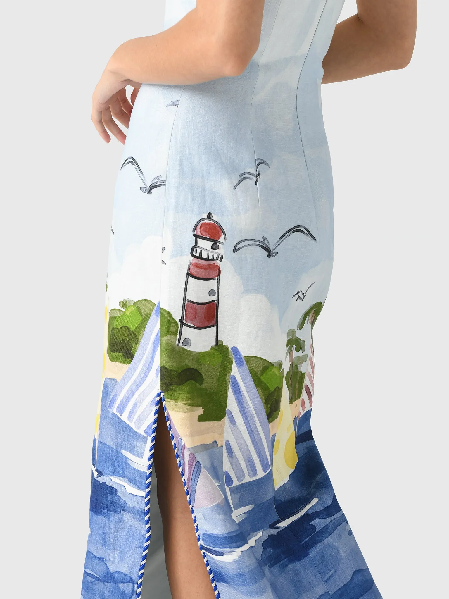 Leo Lin Women's Ava Bustier Maxi Dress sold by Saint Bernard product image thumbnail 4