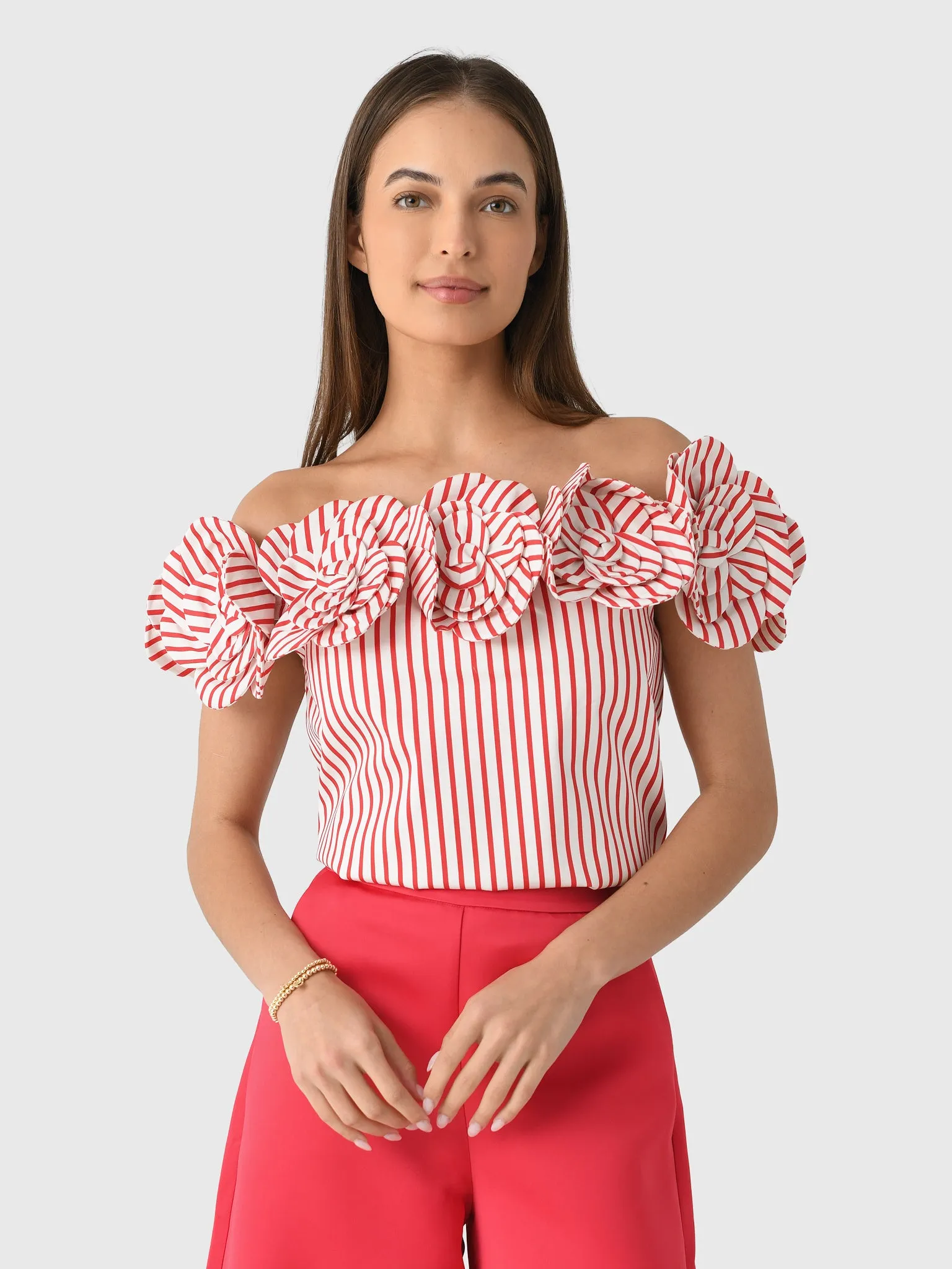 Leo Lin Women's McKayla Off-Shoulder Top sold by Saint Bernard