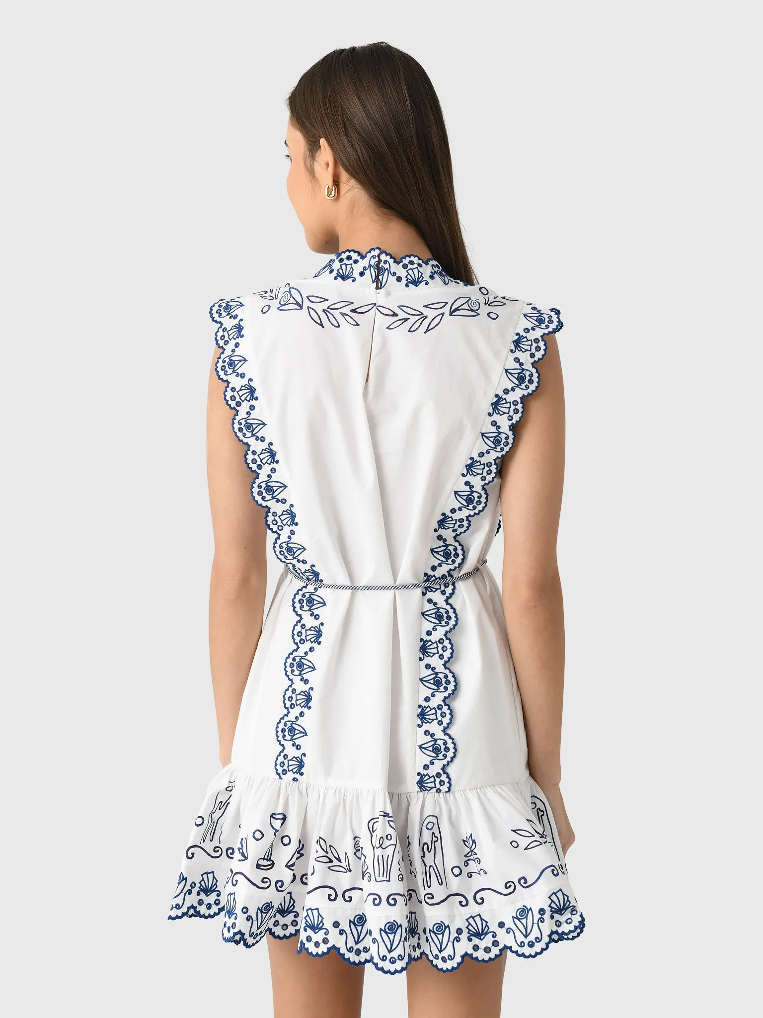 Alemais Women's Leela Embroidered Mini Dress sold by Saint Bernard product image thumbnail 4