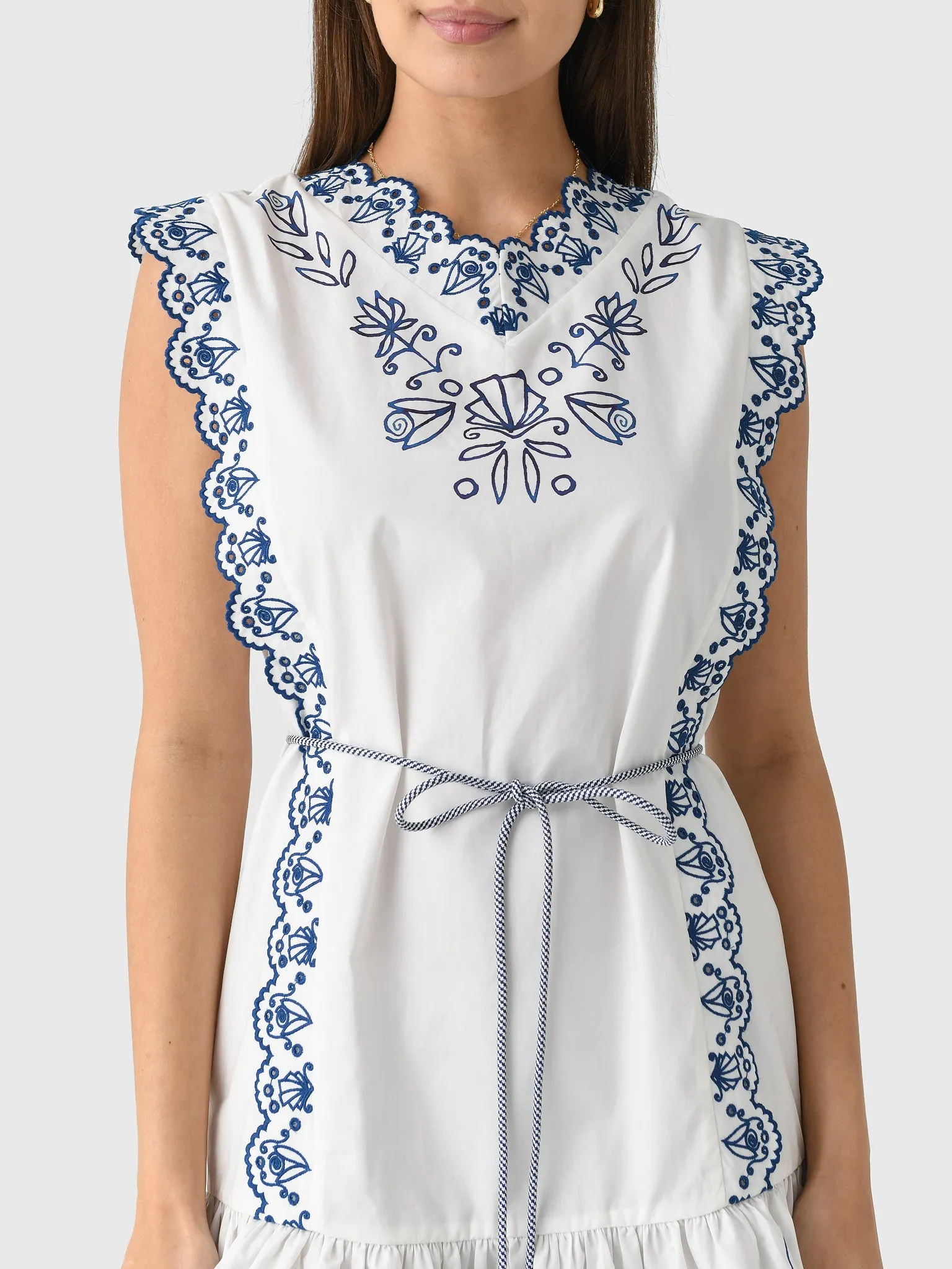 Alemais Women's Leela Embroidered Mini Dress sold by Saint Bernard product image thumbnail 5