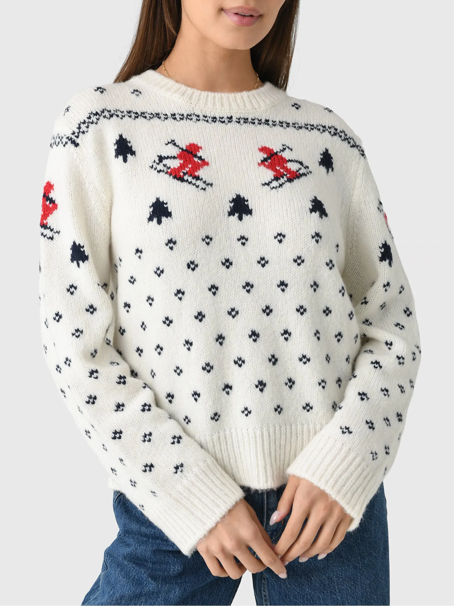 Le Jean Women's Ski Crew Sweater sold by Saint Bernard product image thumbnail 5