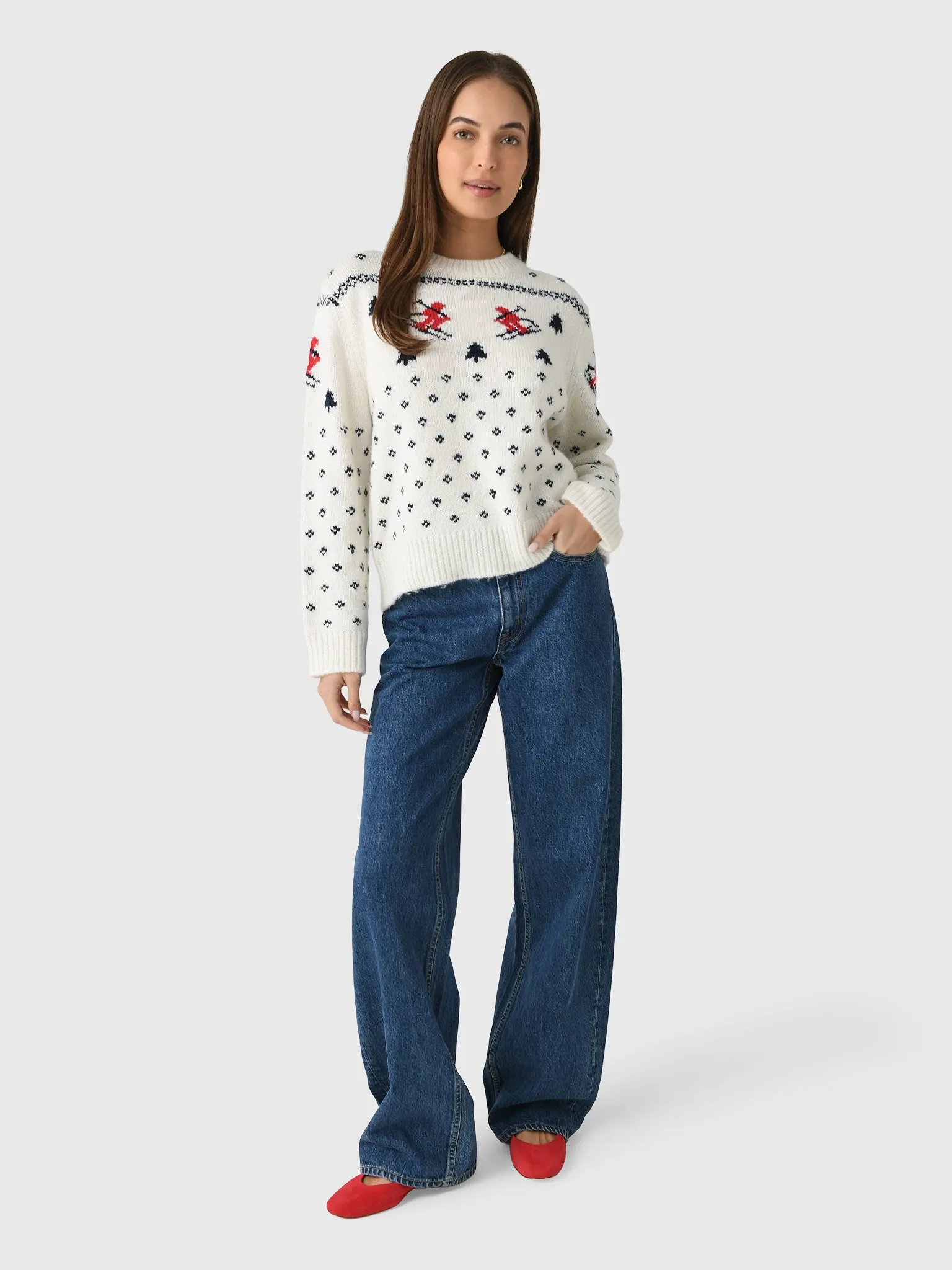 Le Jean Women's Ski Crew Sweater sold by Saint Bernard product image thumbnail 2