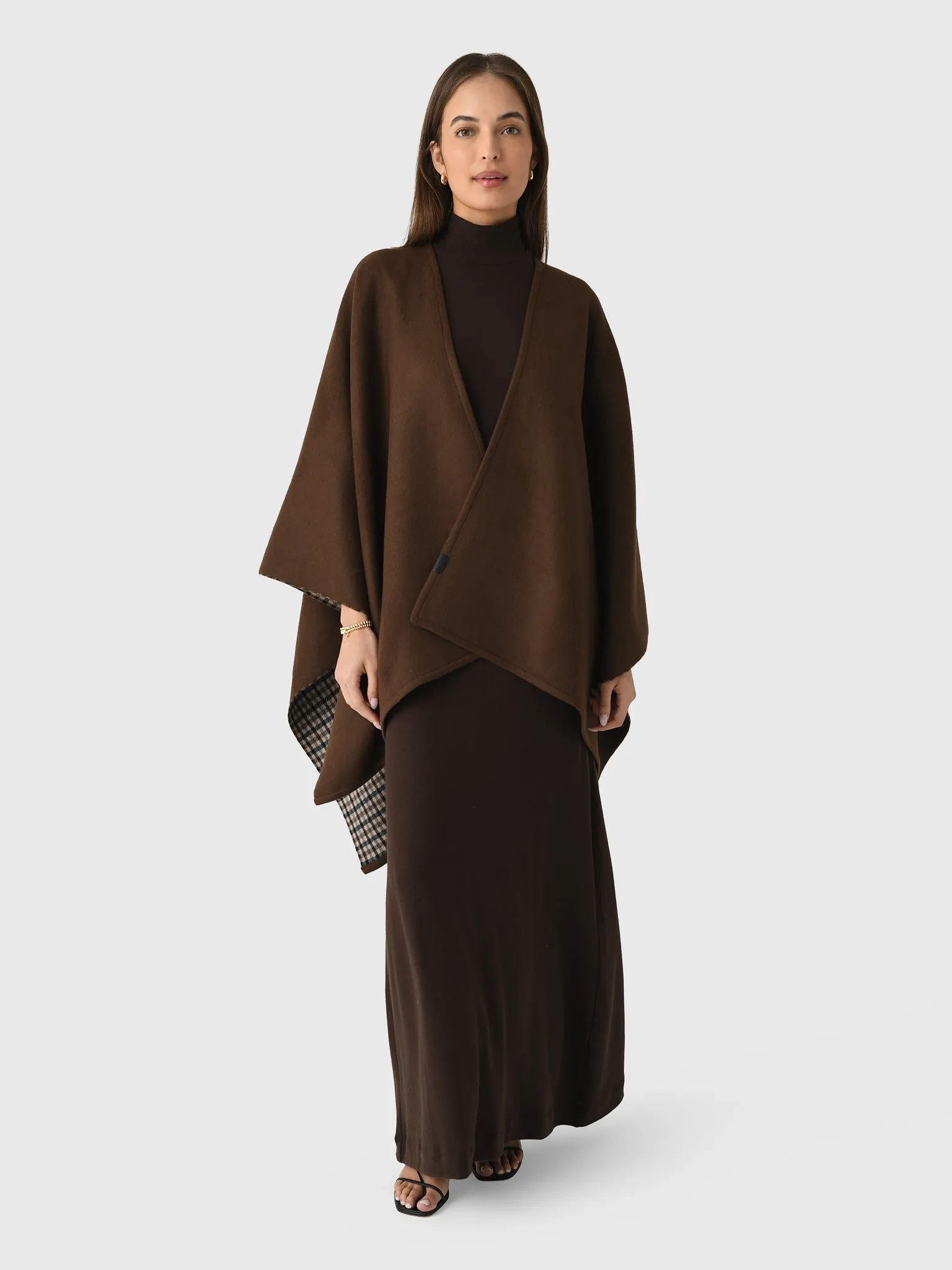 Vince Women's Double-Face Wool-Cashmere Cape sold by Saint Bernard product image thumbnail 2