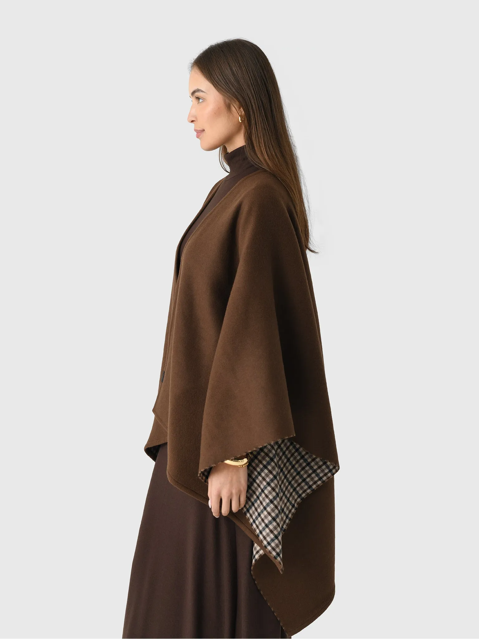 Vince Women's Double-Face Wool-Cashmere Cape sold by Saint Bernard product image thumbnail 3