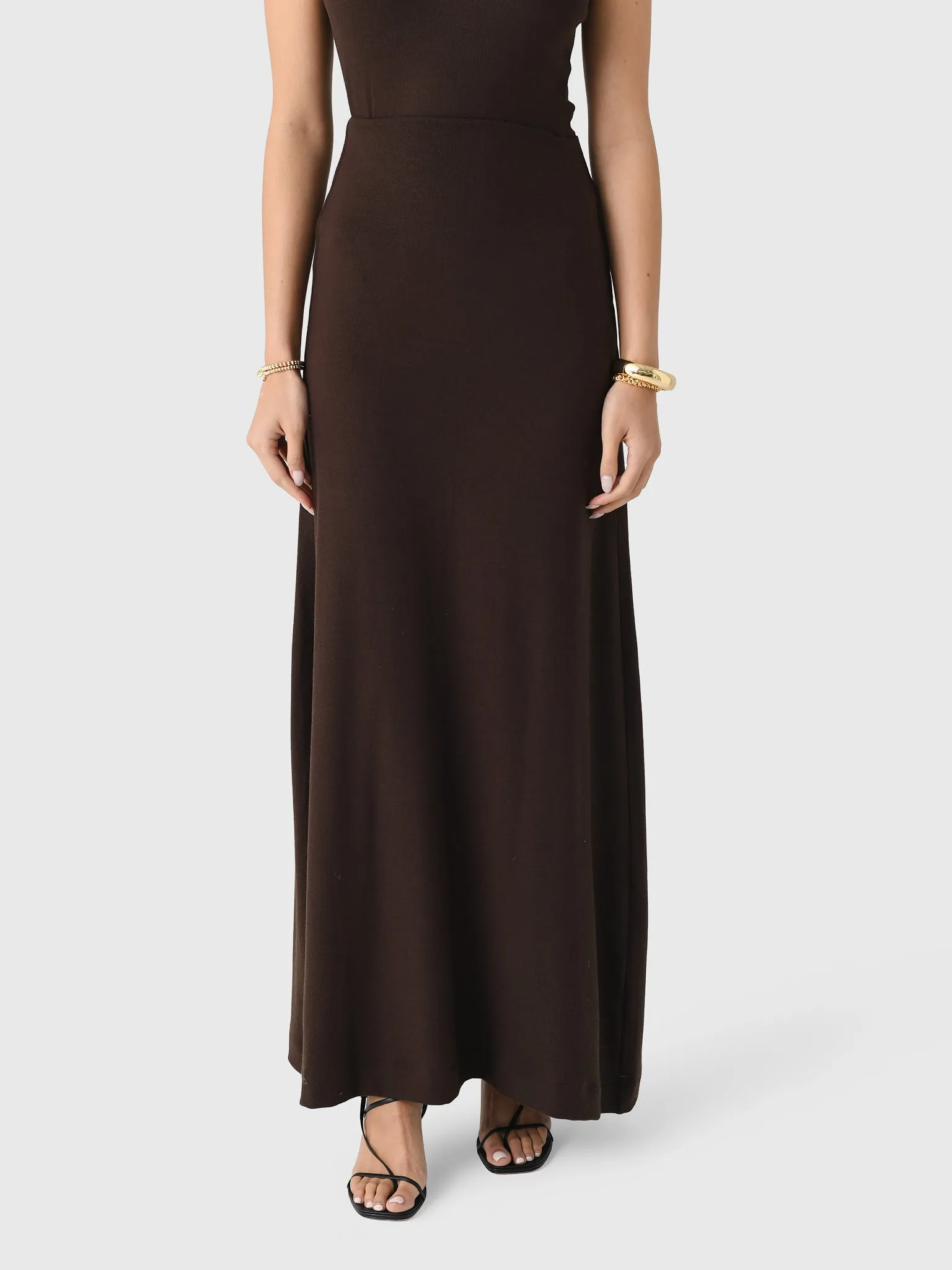 Leset Women's Lauren High Waist Maxi Skirt sold by Saint Bernard