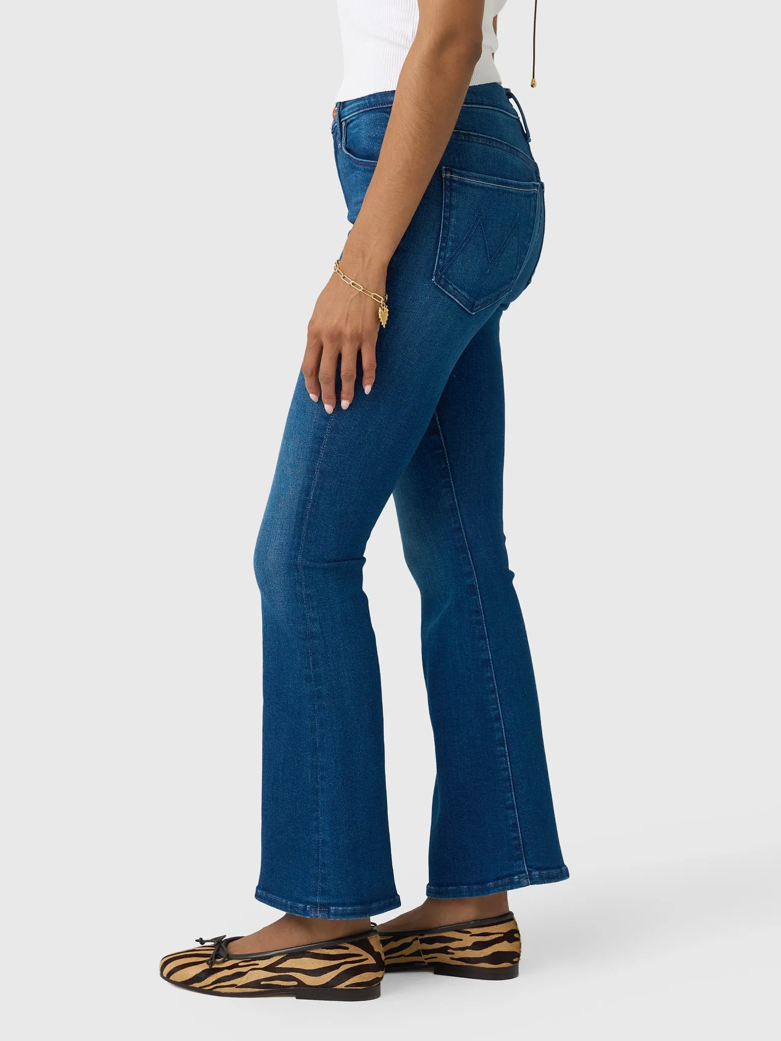Mother Women's Petites The Lil' Weekender Jean sold by Saint Bernard product image thumbnail 3