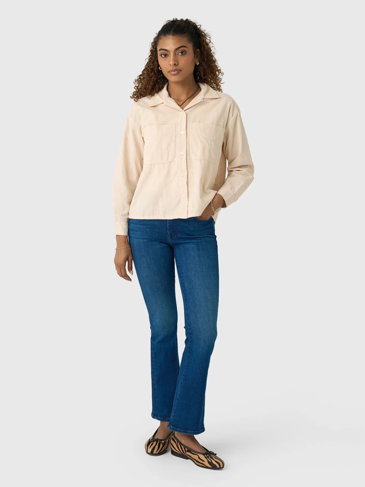 Mother Women's Petites The Lil' Weekender Jean sold by Saint Bernard product image thumbnail 2