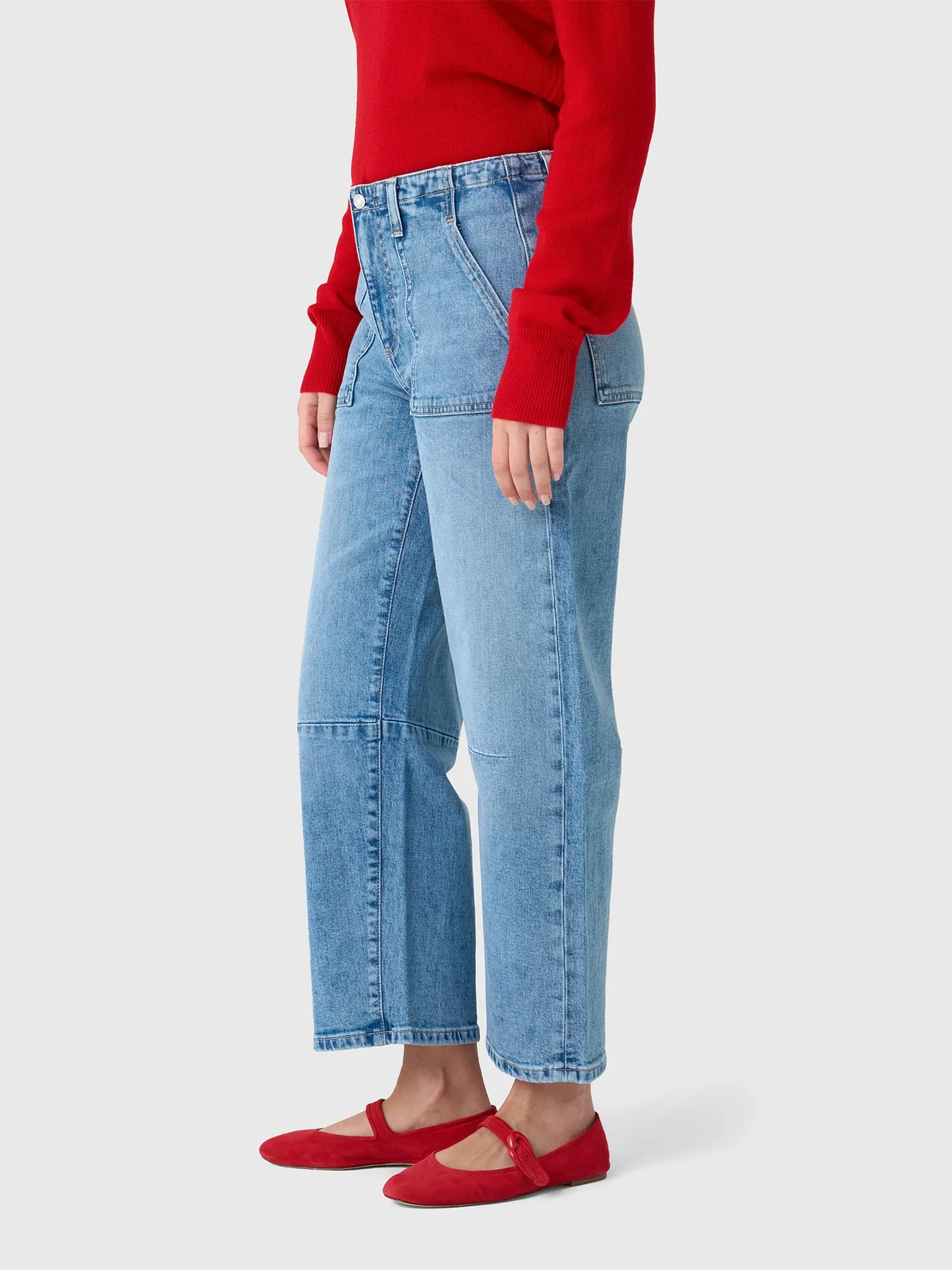 Le Jean Women's Utility Soft Barrel Jean sold by Saint Bernard product image thumbnail 3