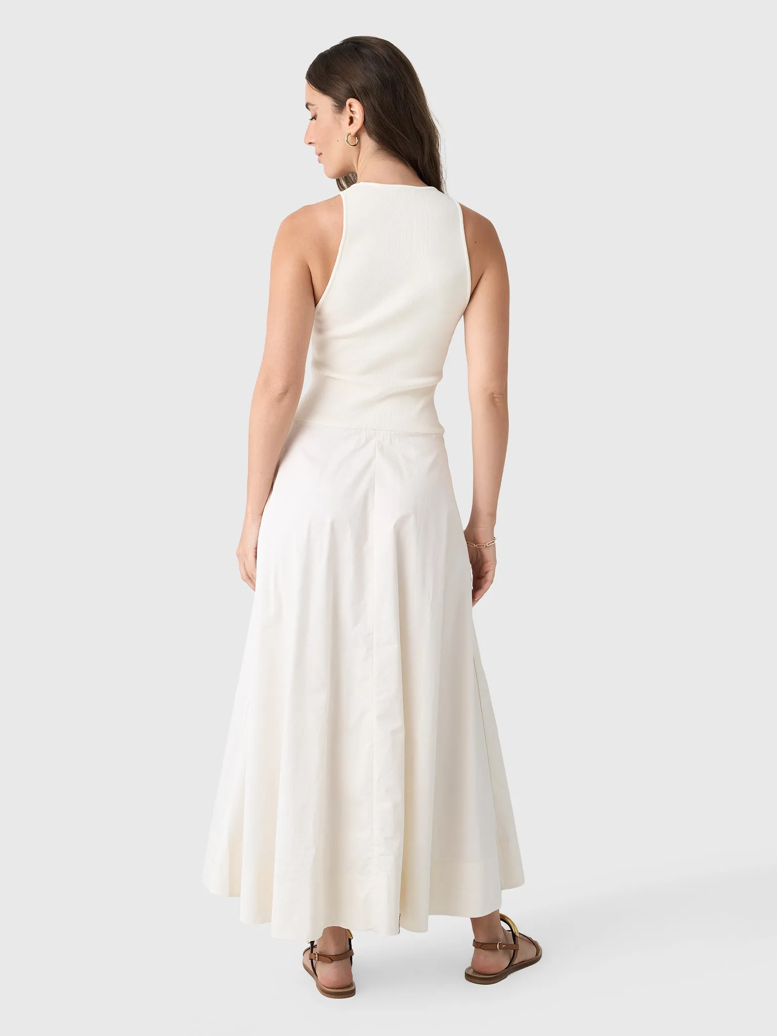 St. Agni Women's Knit Bodice Asymm Dress sold by Saint Bernard product image thumbnail 3