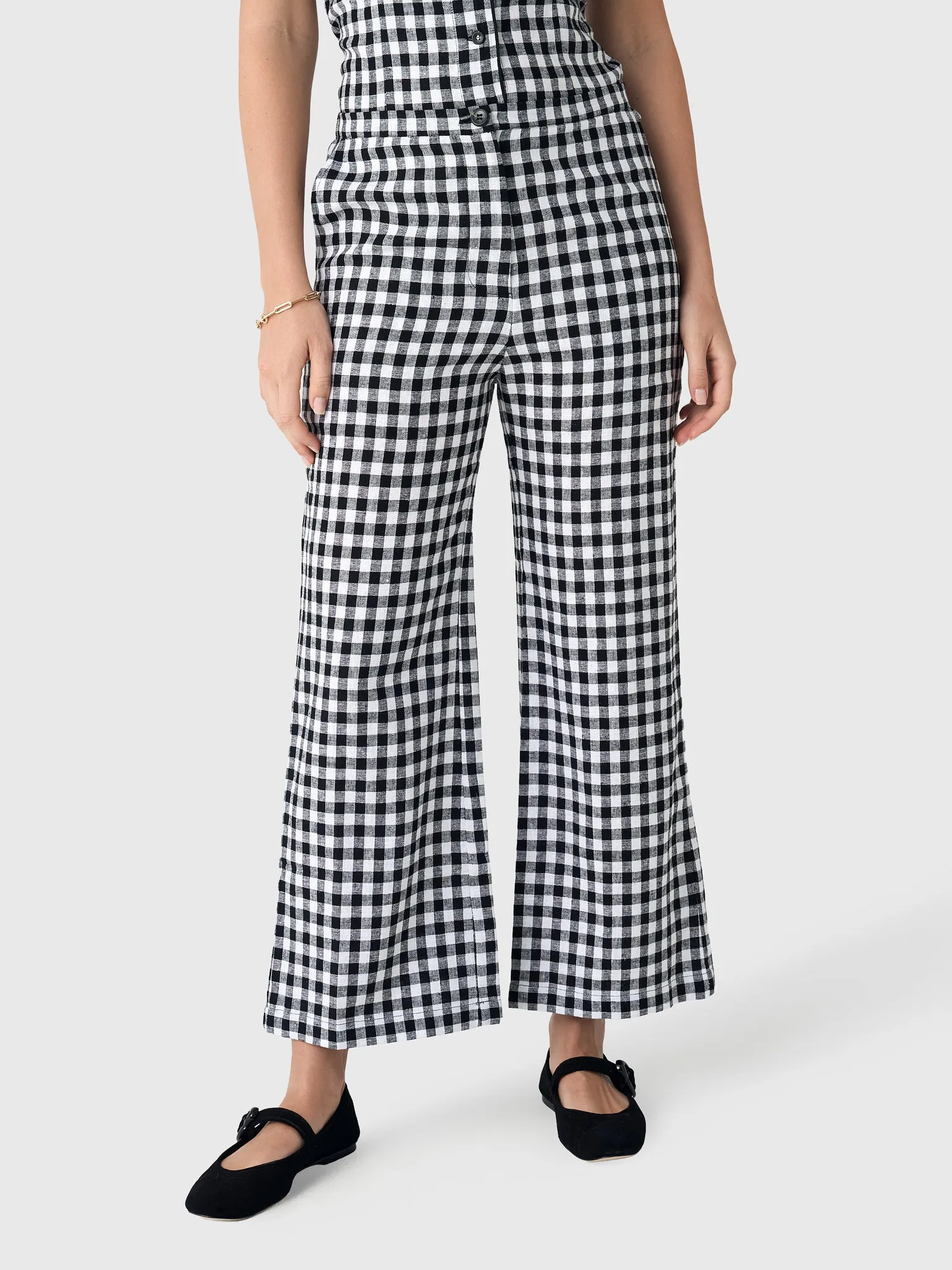 Ciao Lucia Women's Orlando Gingham Pant sold by Saint Bernard