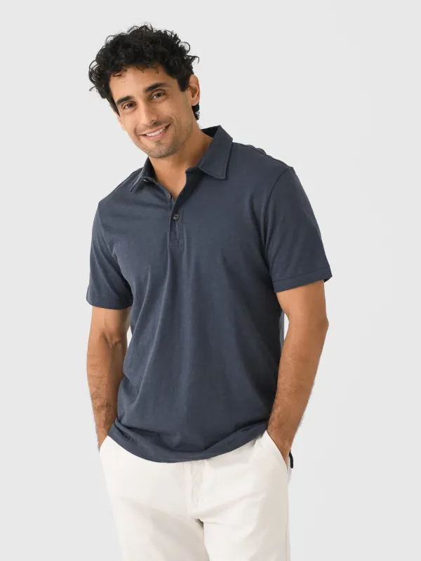 Faherty Brand Men's Sunwashed T-Shirt Polo made by Saint Bernard