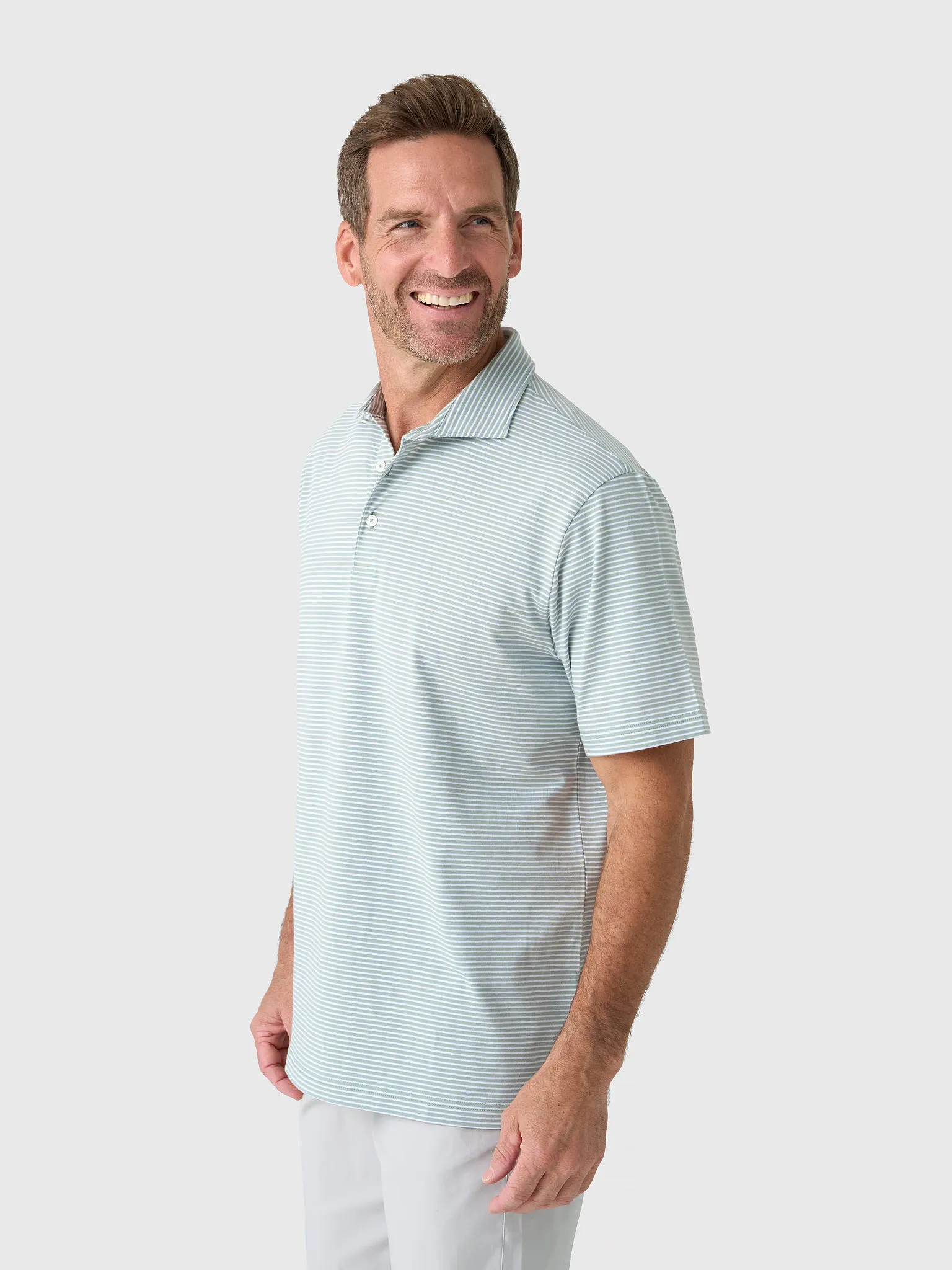 Peter Millar Crown Men's Calvert Flex Cotton Polo sold by Saint Bernard product image thumbnail 3