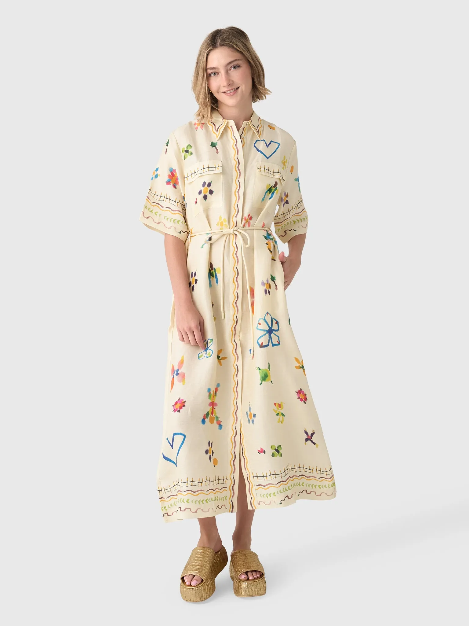 Alemais Women's Sidi Shirtdress sold by Saint Bernard