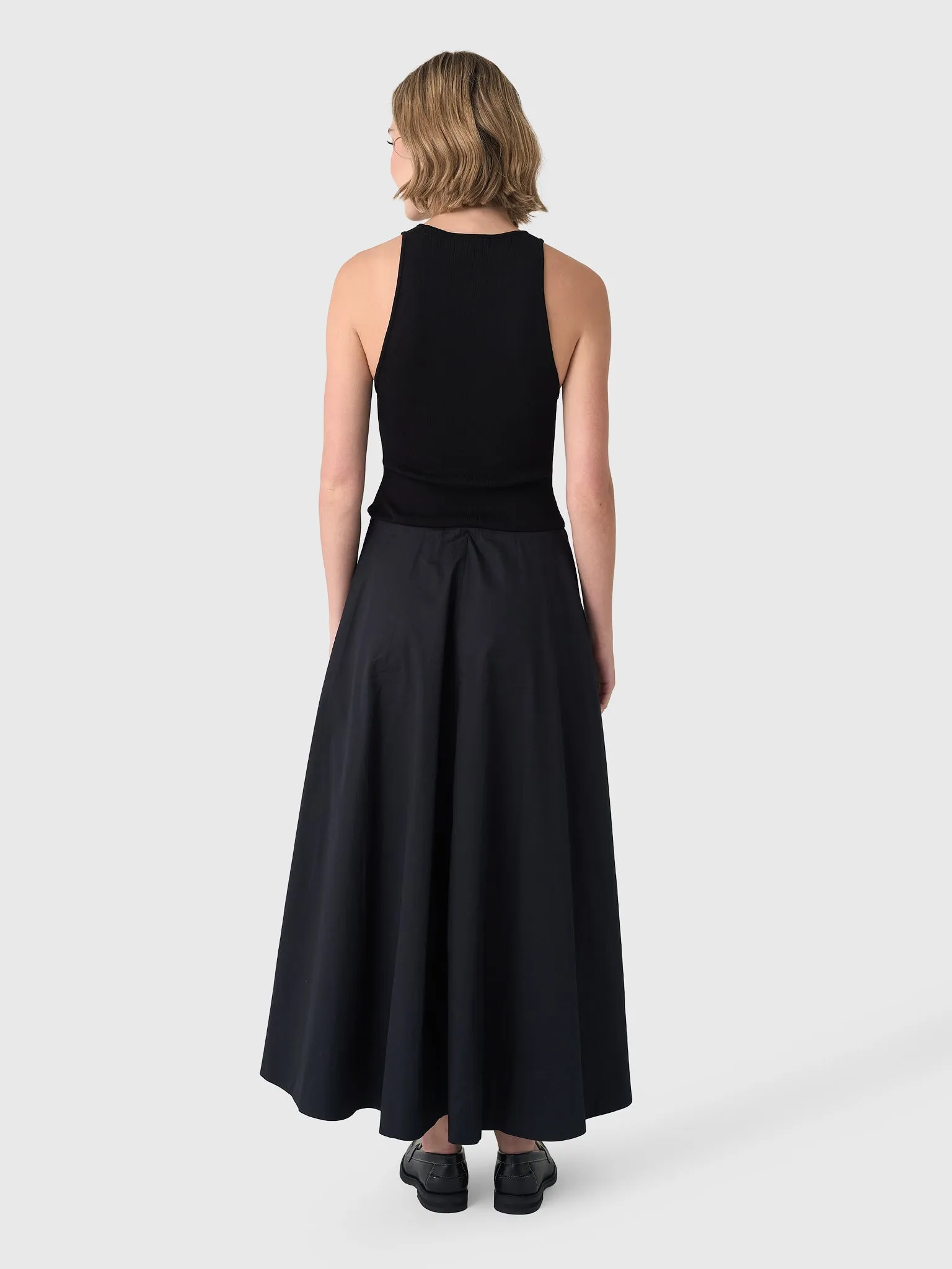 St. Agni Women's Knit Bodice Asymm Dress sold by Saint Bernard product image thumbnail 3