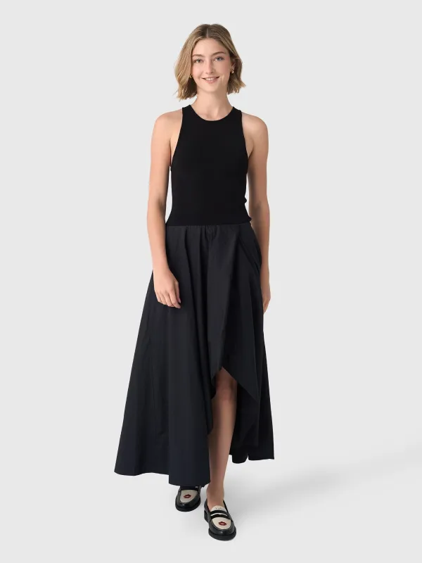 St. Agni Women's Knit Bodice Asymm Dress made by St. Agni