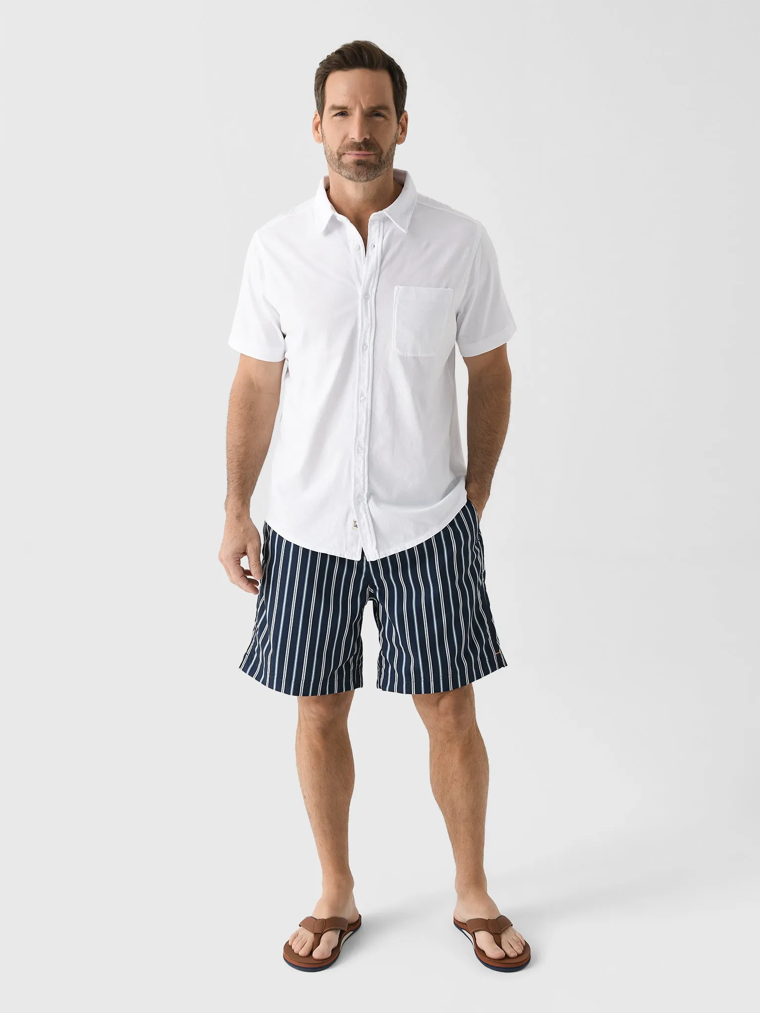 Fair Harbor Men's The Saltaire Short Sleeve Shirt sold by Saint Bernard product image thumbnail 3