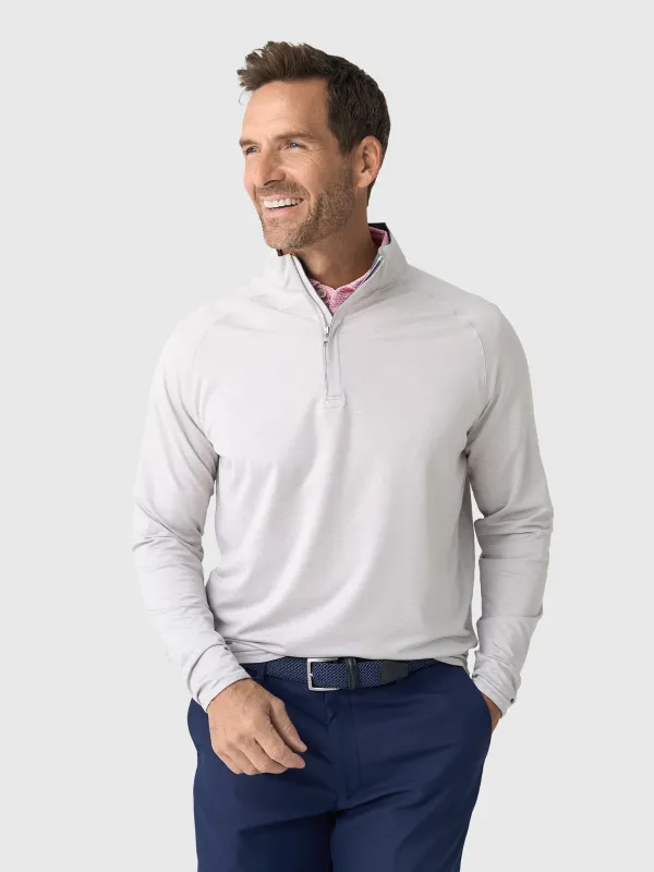 Peter Millar Crown Crafted Men's Stealth Performance Quarter-Zip sold by Saint Bernard