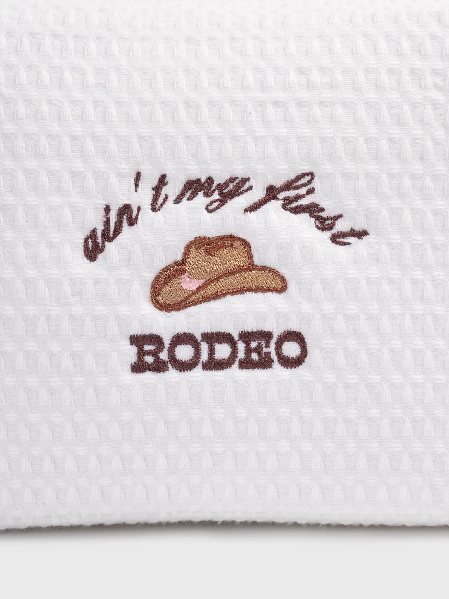 Abbode Ain't My First Rodeo Waffle Pouch sold by Saint Bernard product image thumbnail 4