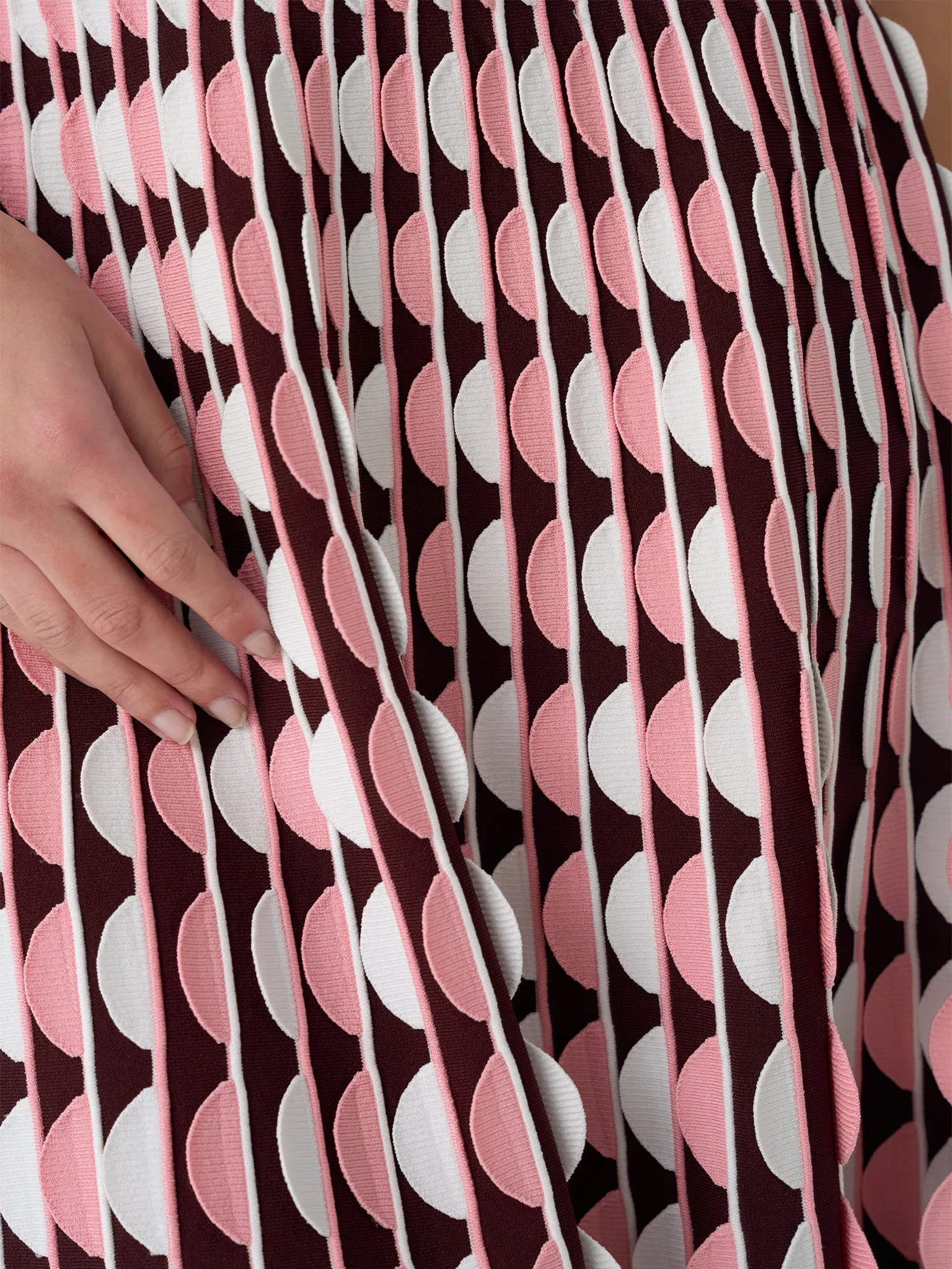 Simkhai Women's Micah Scalloped Knit Midi Skirt sold by Saint Bernard product image thumbnail 5