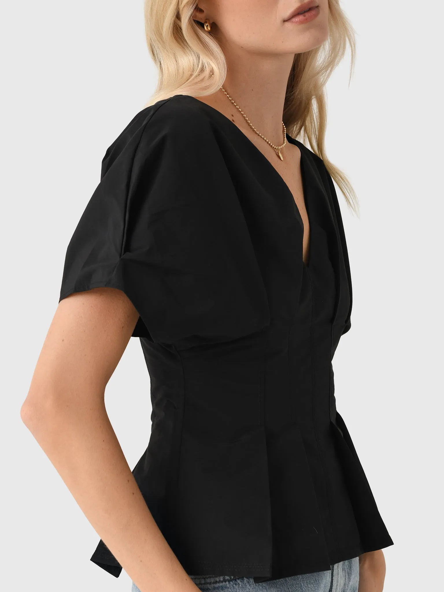 Simkhai Women's Rozen Cotton Faille Top sold by Saint Bernard product image thumbnail 5