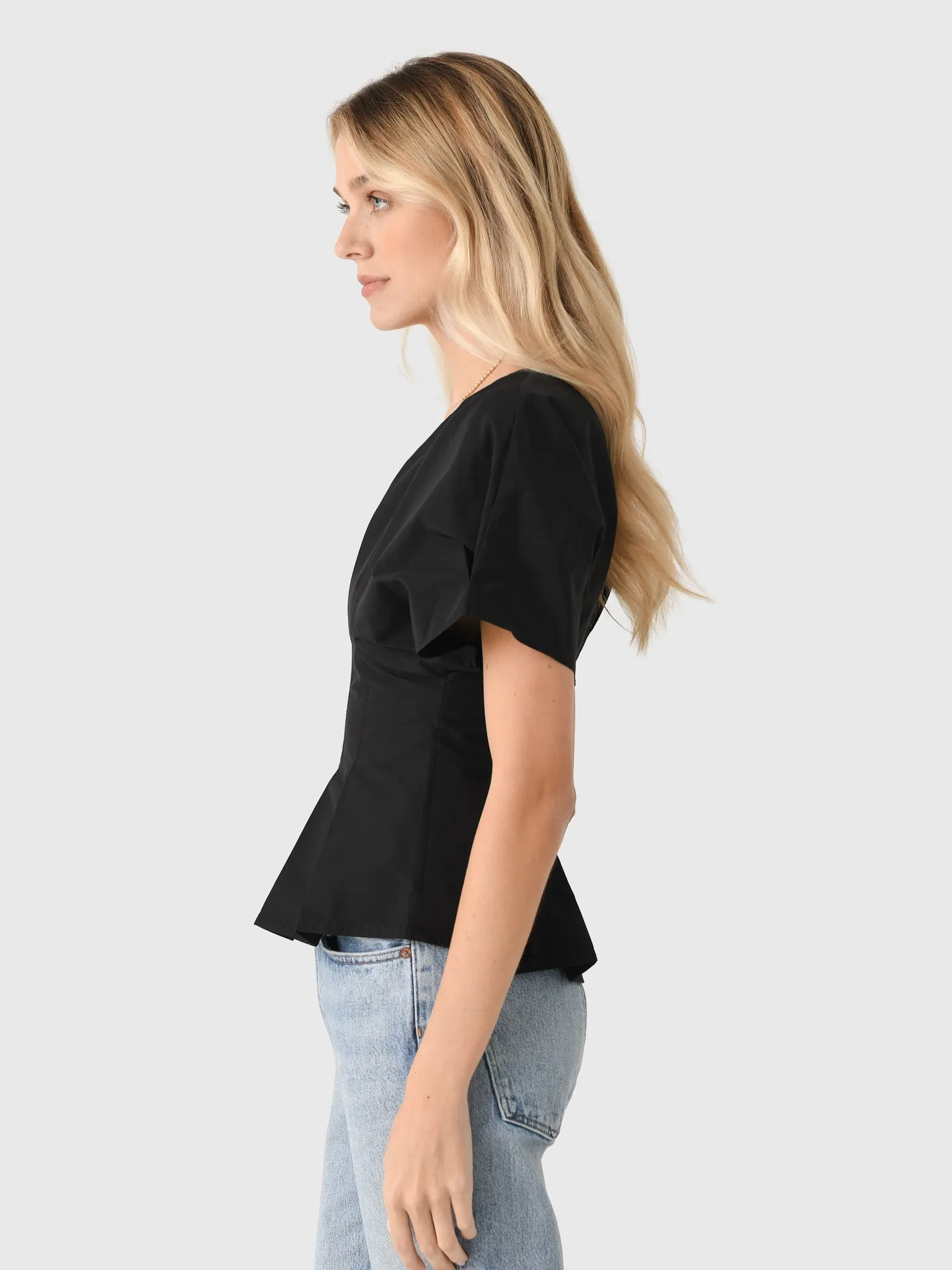 Simkhai Women's Rozen Cotton Faille Top sold by Saint Bernard product image thumbnail 3