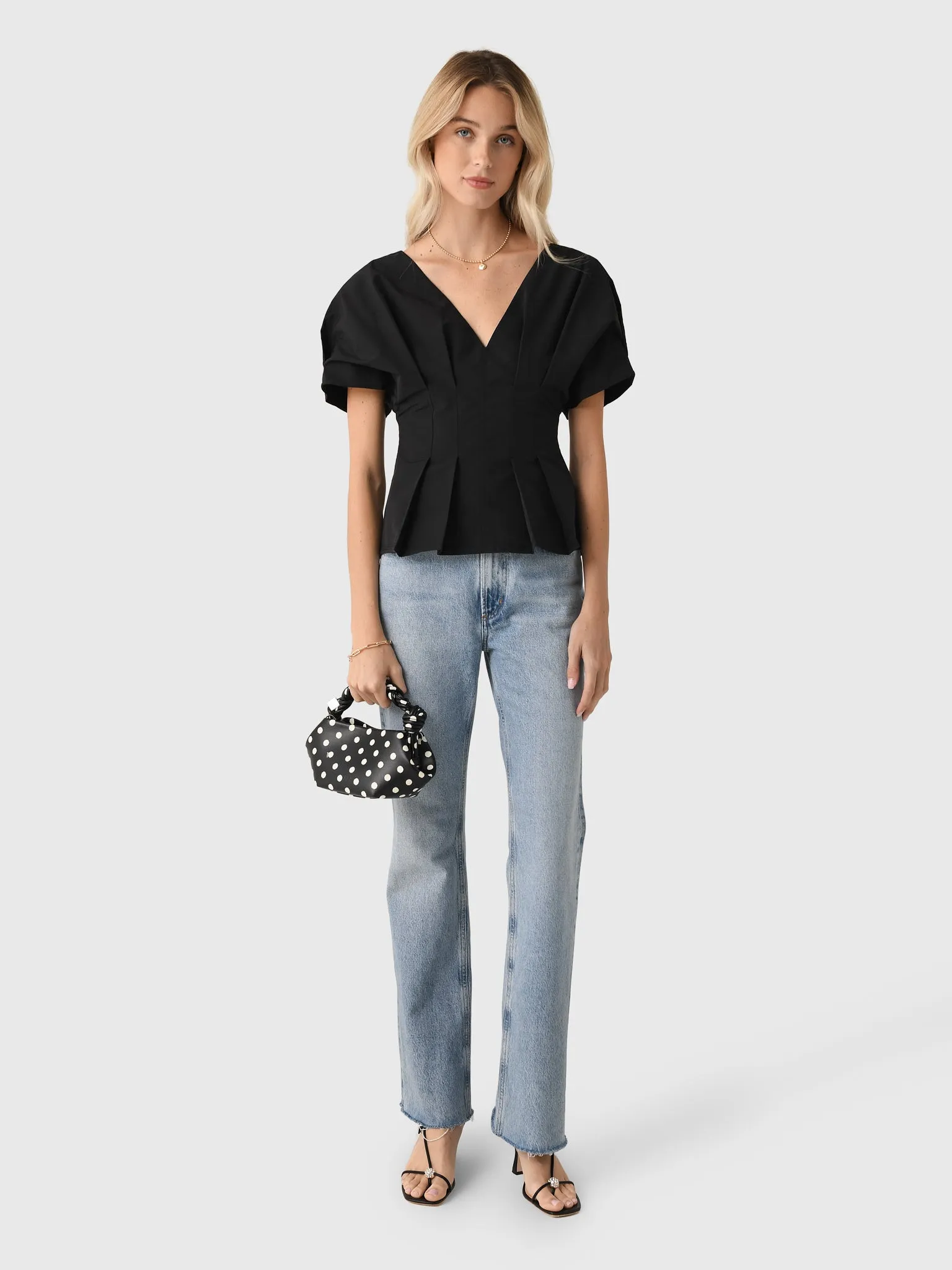 Simkhai Women's Rozen Cotton Faille Top sold by Saint Bernard product image thumbnail 2