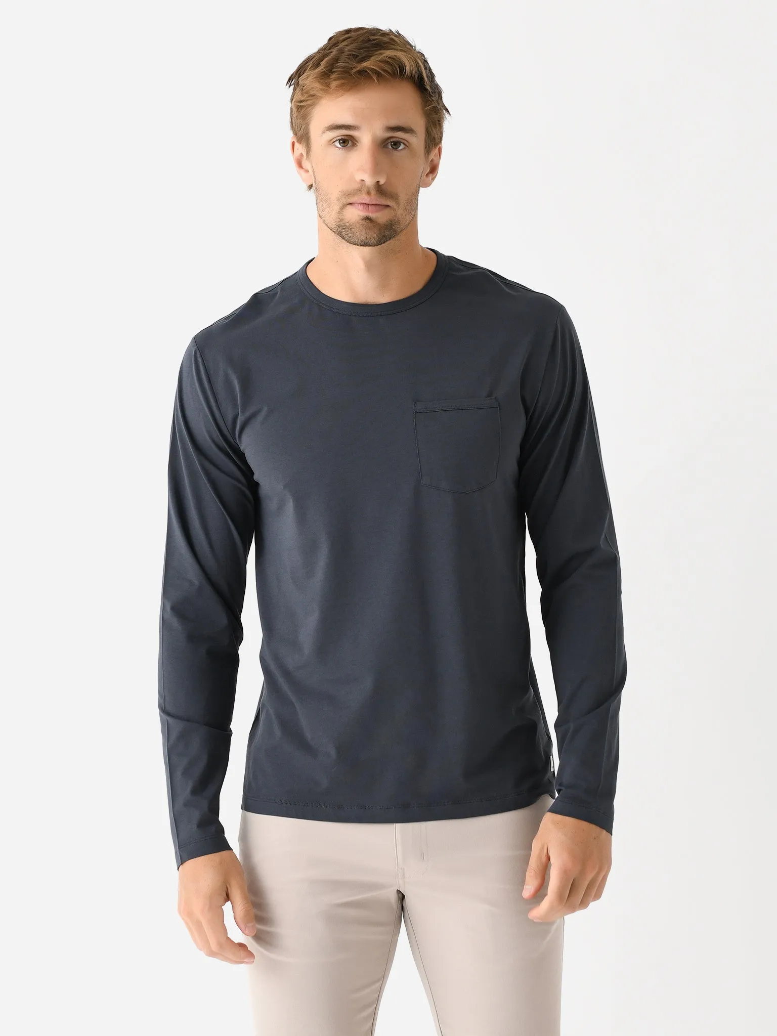 Vuori Men's Long Sleeve Feather Pocket Tee sold by Saint Bernard product image thumbnail 5