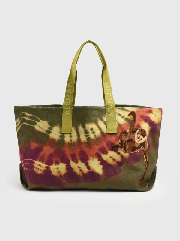 Alemais Safi Textured Patch Beach Tote sold by Saint Bernard