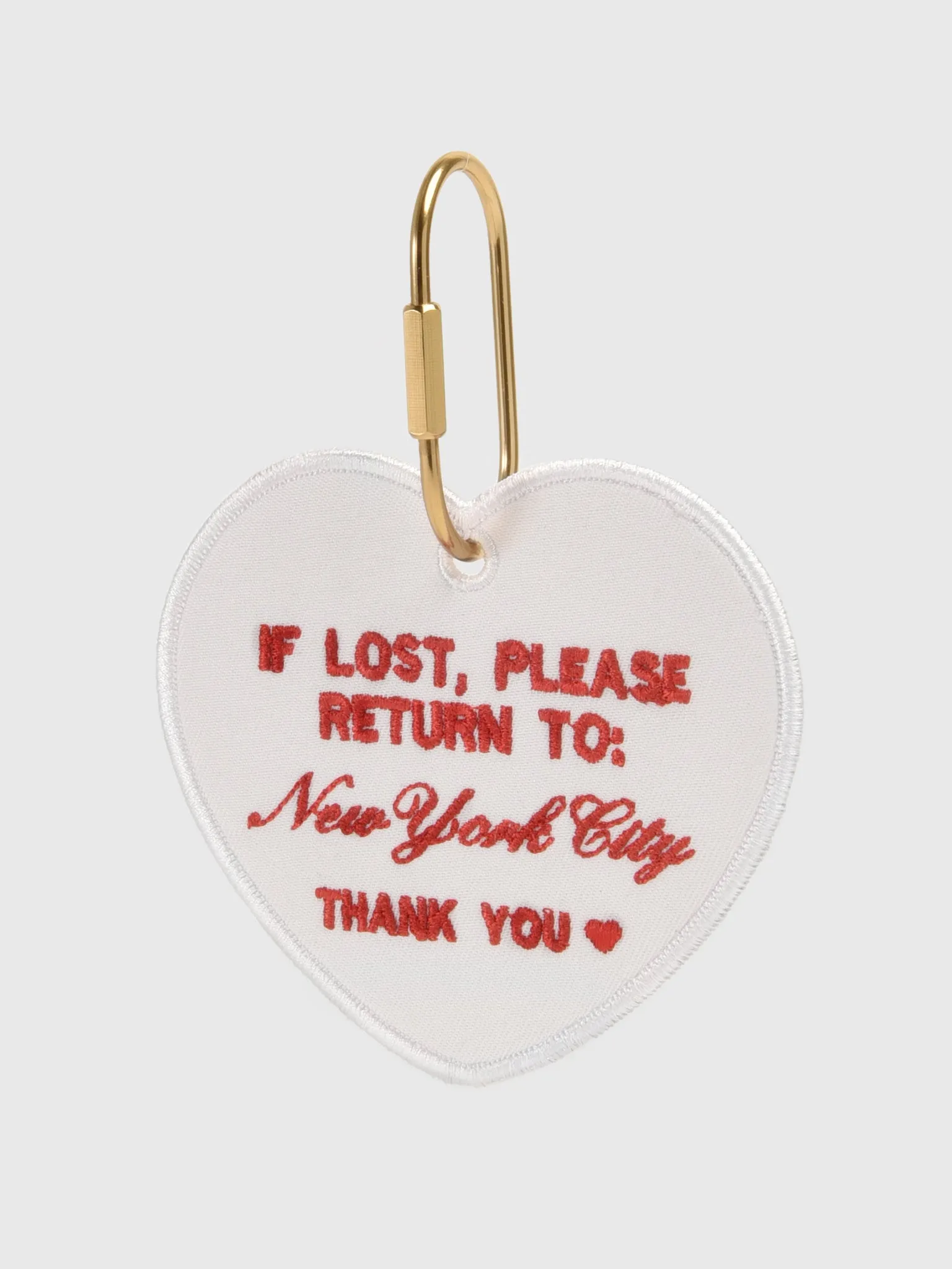 Abbode Lost & Found NYC Heart Charm sold by Saint Bernard