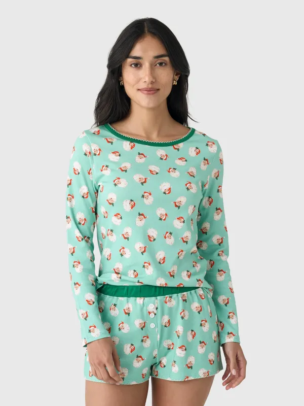 Cozyland Women's Ellie Shortie Pajama Set made by Saint Bernard