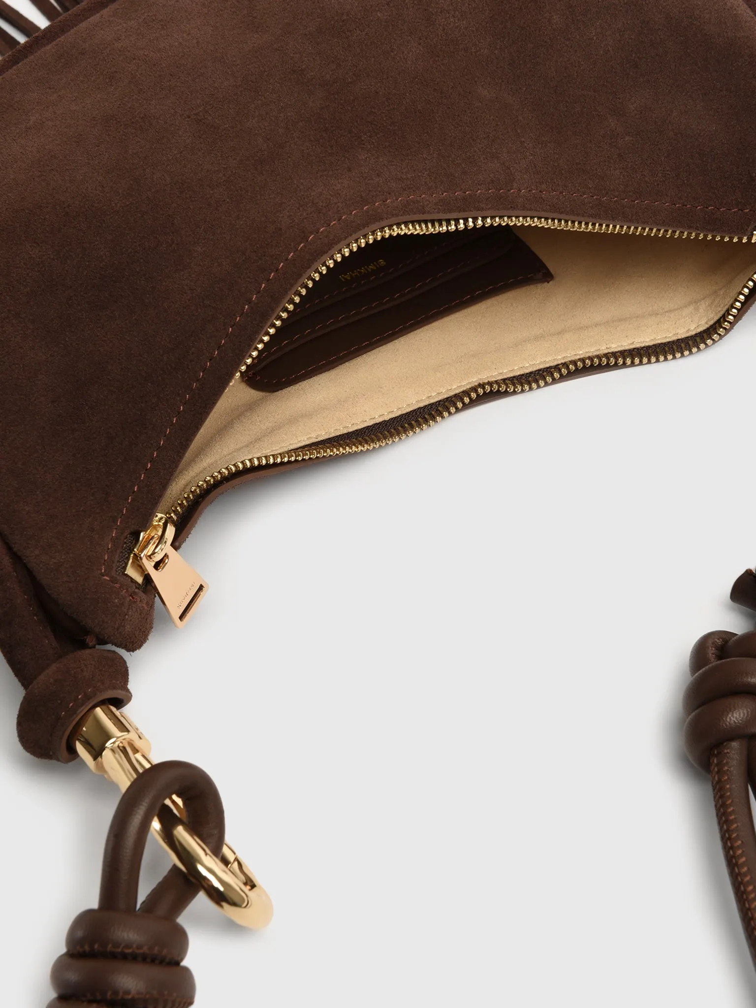 Simkhai Avery Fringe Suede Crossbody Bag sold by Saint Bernard product image thumbnail 5