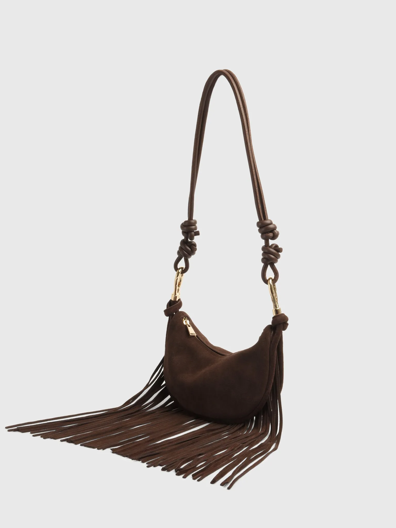 Simkhai Avery Fringe Suede Crossbody Bag sold by Saint Bernard product image thumbnail 4