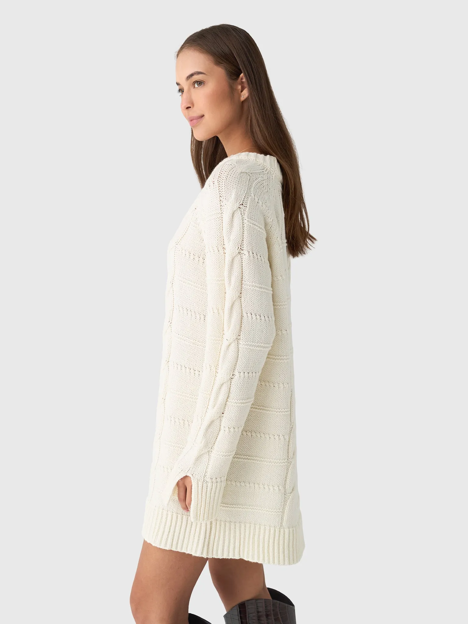 Ciao Lucia Women's Pria Cable Knit Sweater Dress sold by Saint Bernard product image thumbnail 3