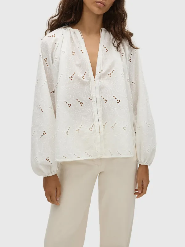 Faithfull The Brand Women's Thora Blouse sold by Saint Bernard