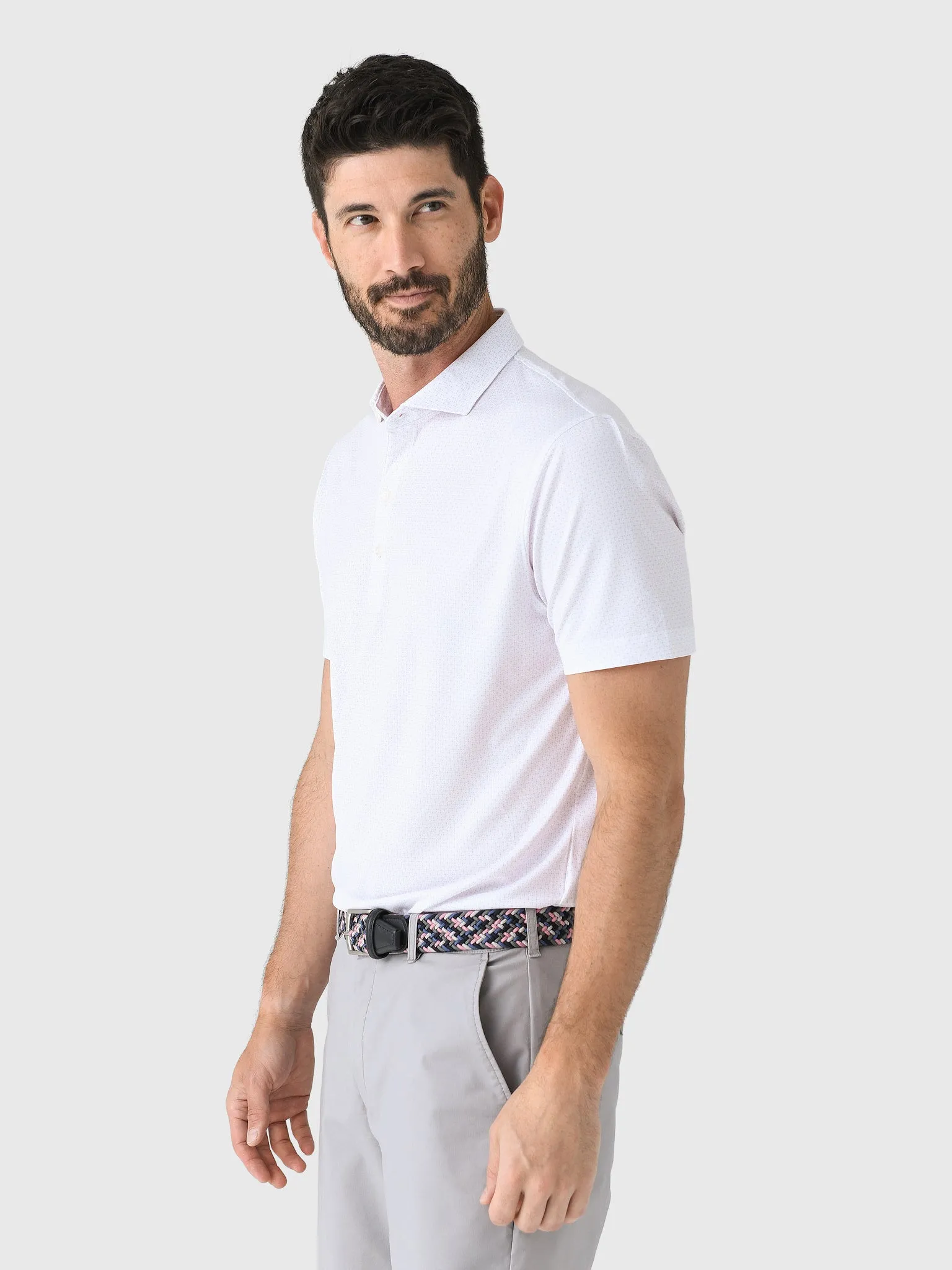 Johnnie-O Men's Pete Performance Jersey Polo sold by Saint Bernard product image thumbnail 3