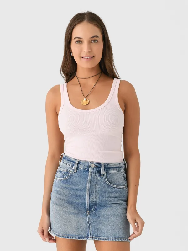 Asher Women's Mila Rib Tank made by ASHER